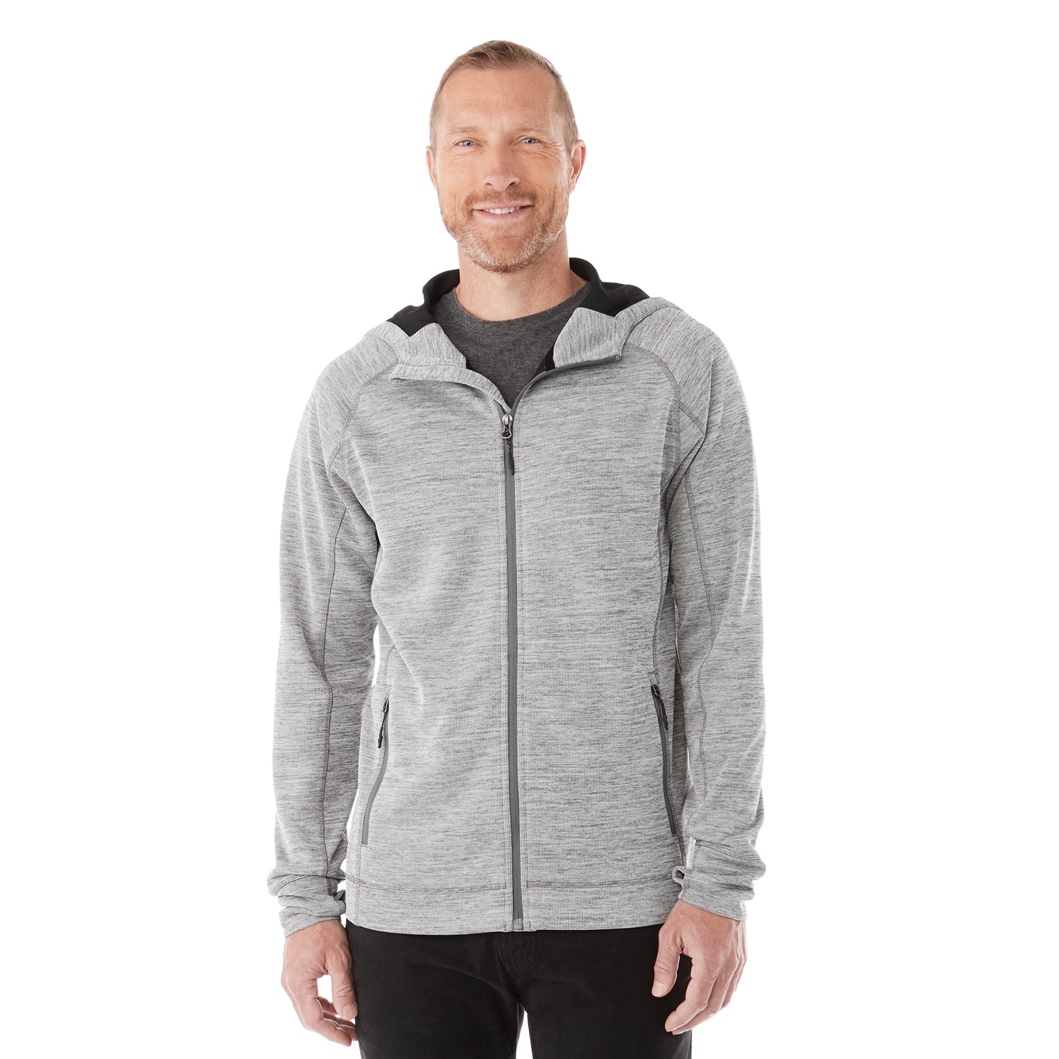 Picture of Men's ODELL Performance Knit Full Zip Hoodie with Thumb Holes