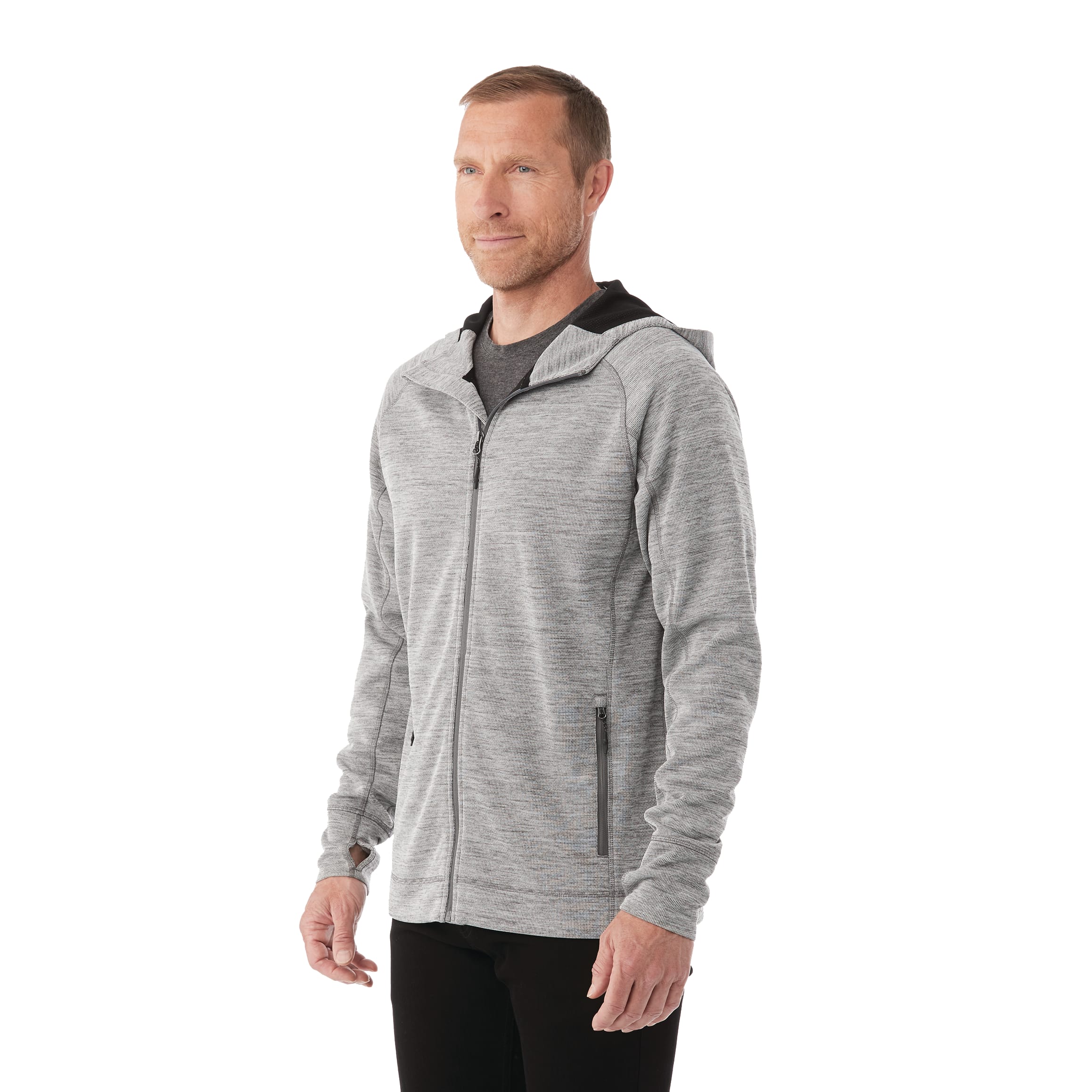 Picture of Men's ODELL Performance Knit Full Zip Hoodie with Thumb Holes
