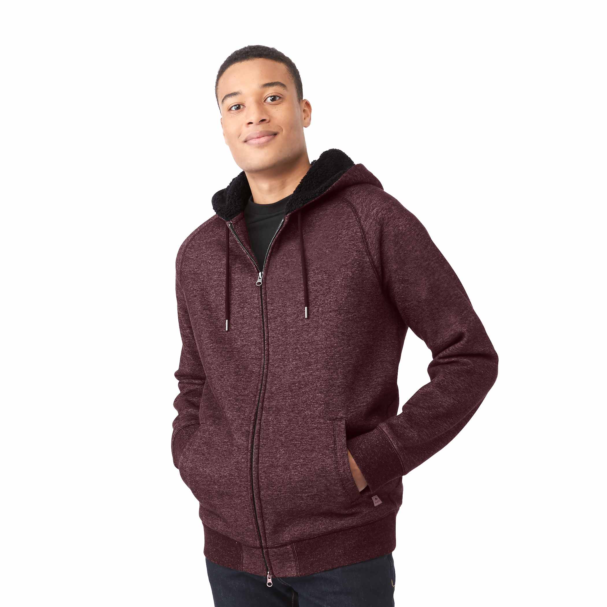 Picture of Men's COPPERBAY Roots73 Heavyweight Sherpa Fleece Lined Full Zip Hoodie