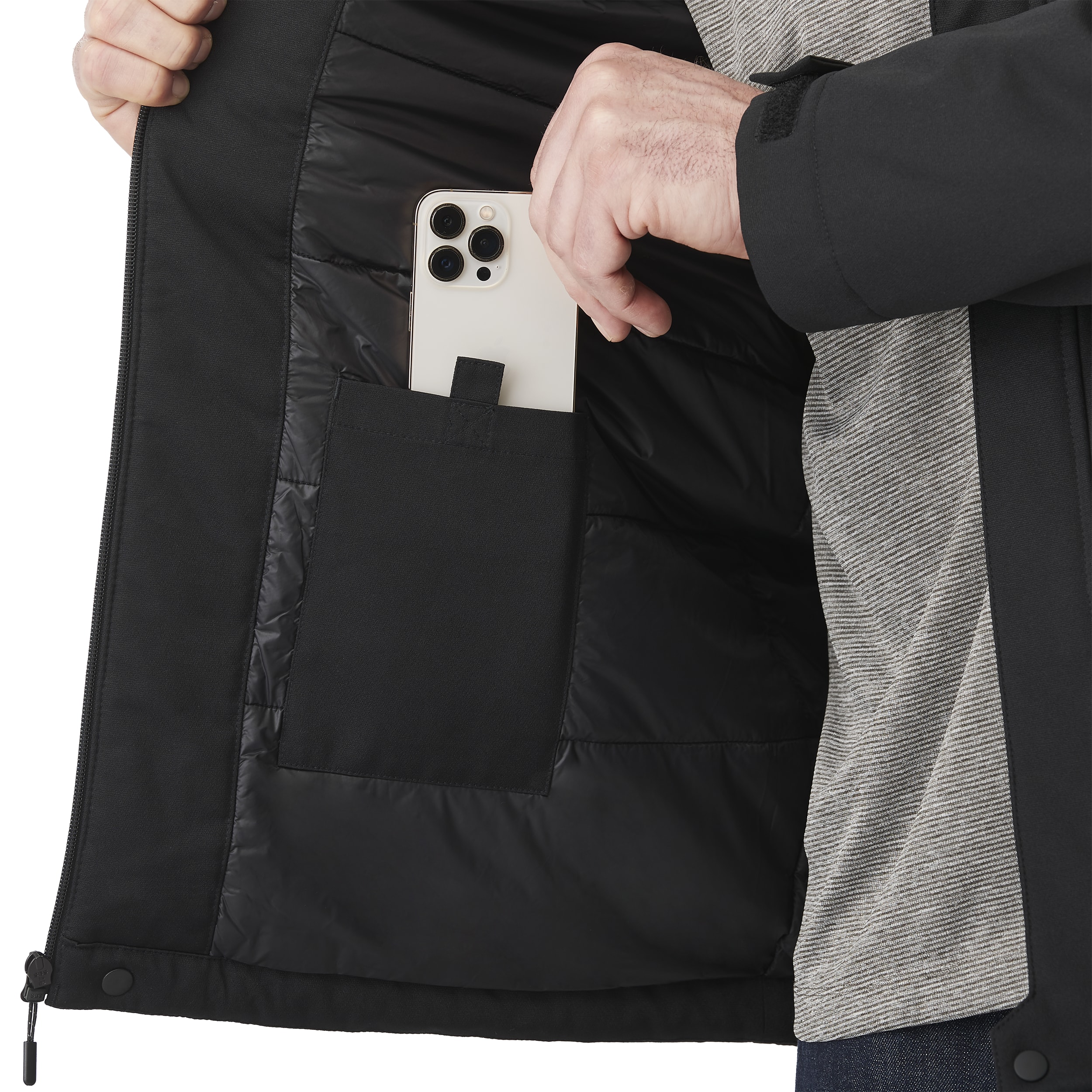 Picture of Men's LENA Eco Water Repellent Insulated Jacket with Hoodie