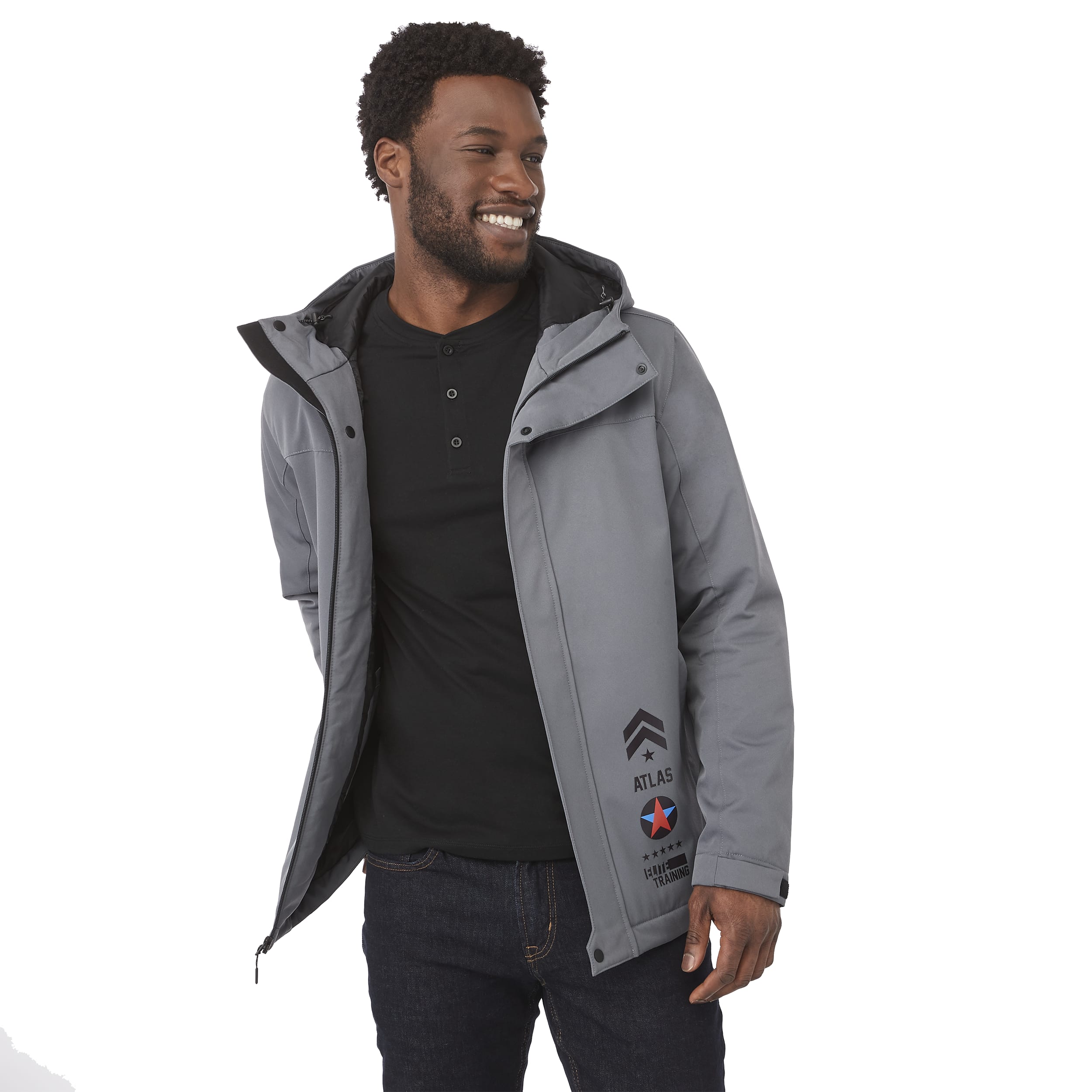 Picture of Men's LENA Eco Water Repellent Insulated Jacket with Hoodie