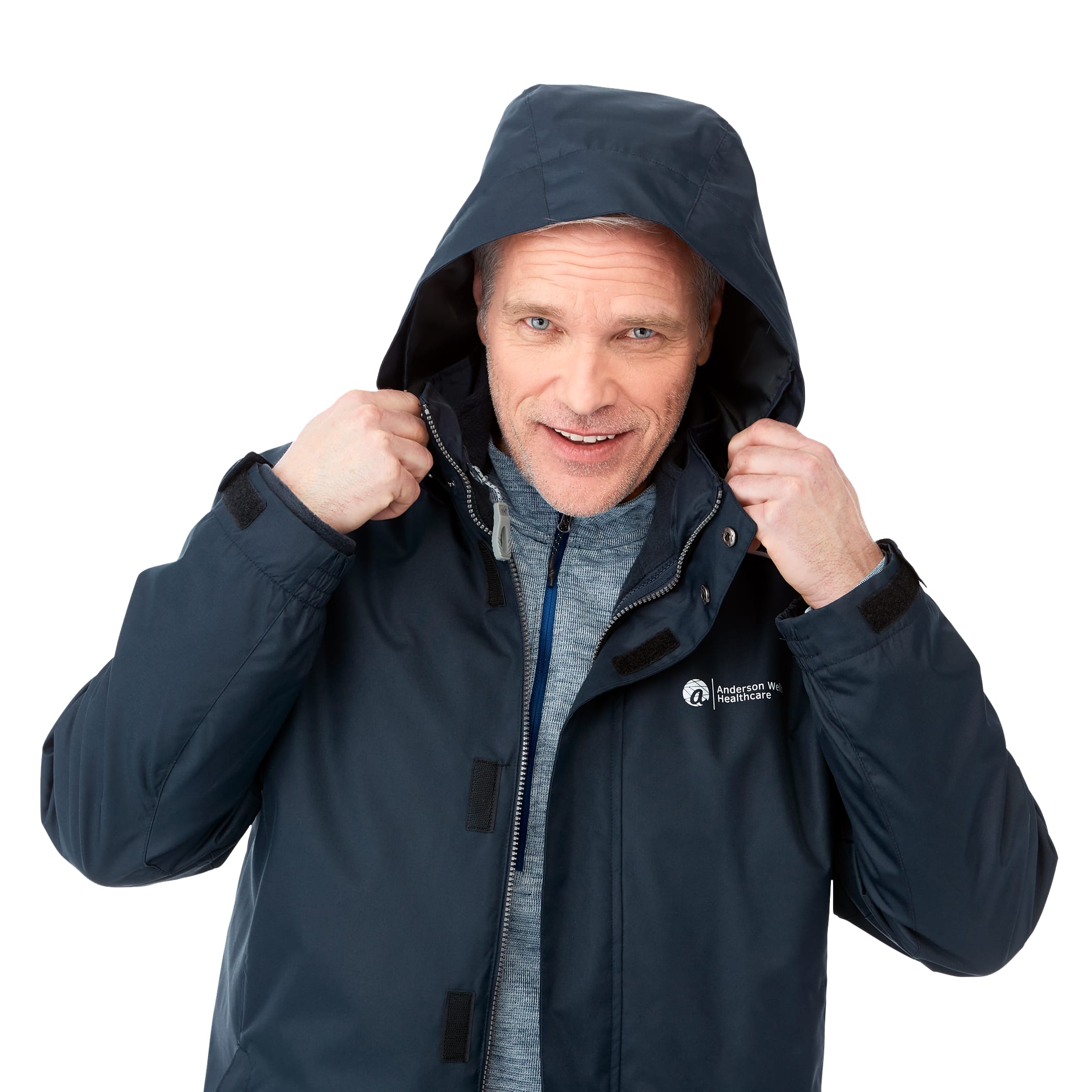 Picture of Men's VALENCIA Waterproof Fleece 3-in-1 Jacket with Detachable Hood