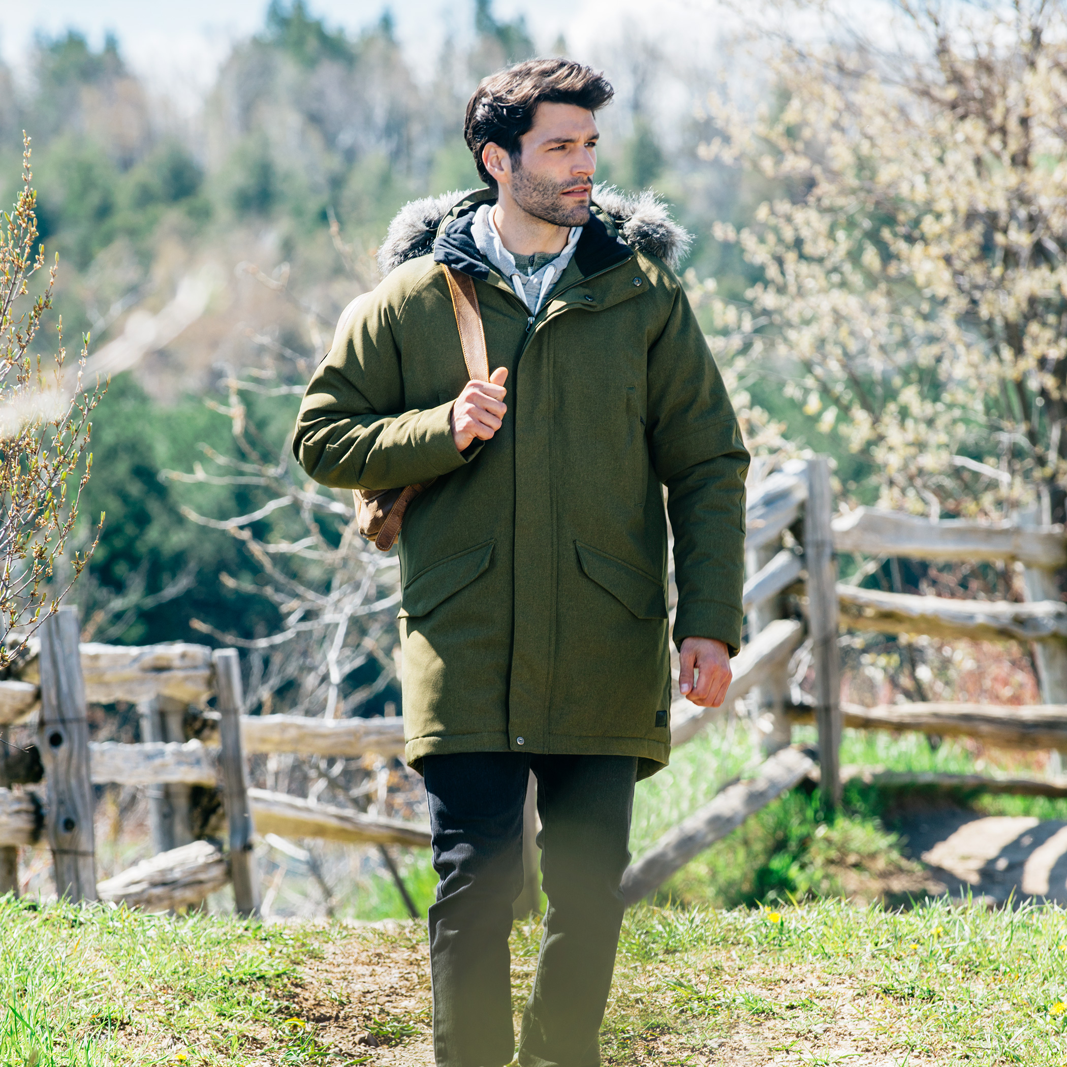Picture of Men's BRIDGEWATER Roots73 Waterproof Insulated Parka Jacket with Detachable Hood