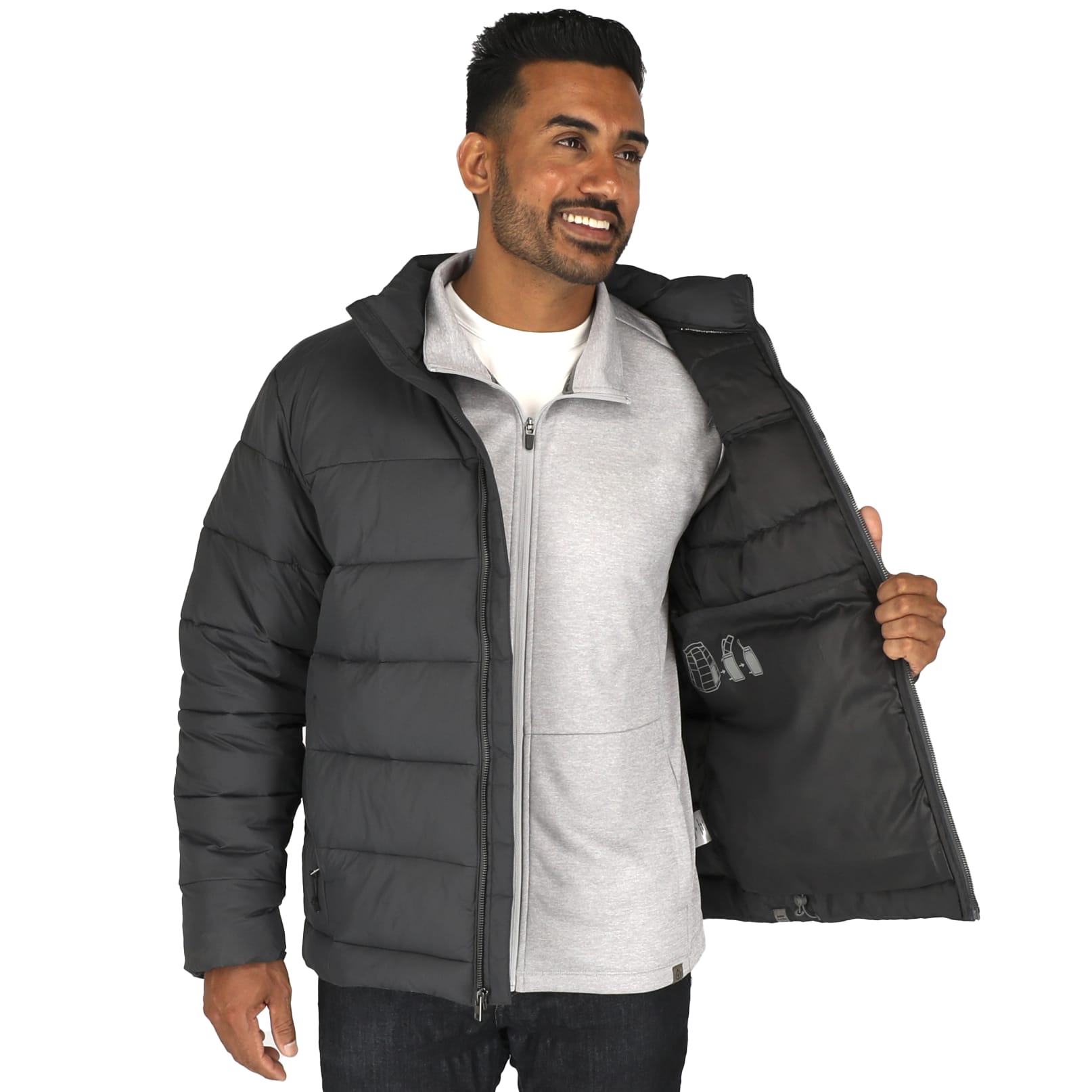 Picture of Mens GENEVA Eco Packable Insulated Puffer Jacket