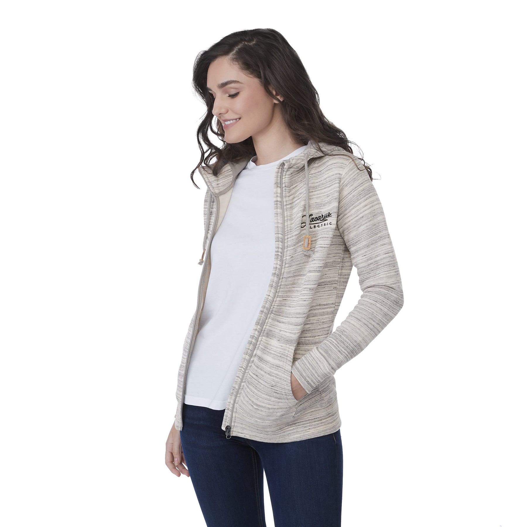 Picture of Women's tentree Space Dye Full Zip Fleece Hoodie