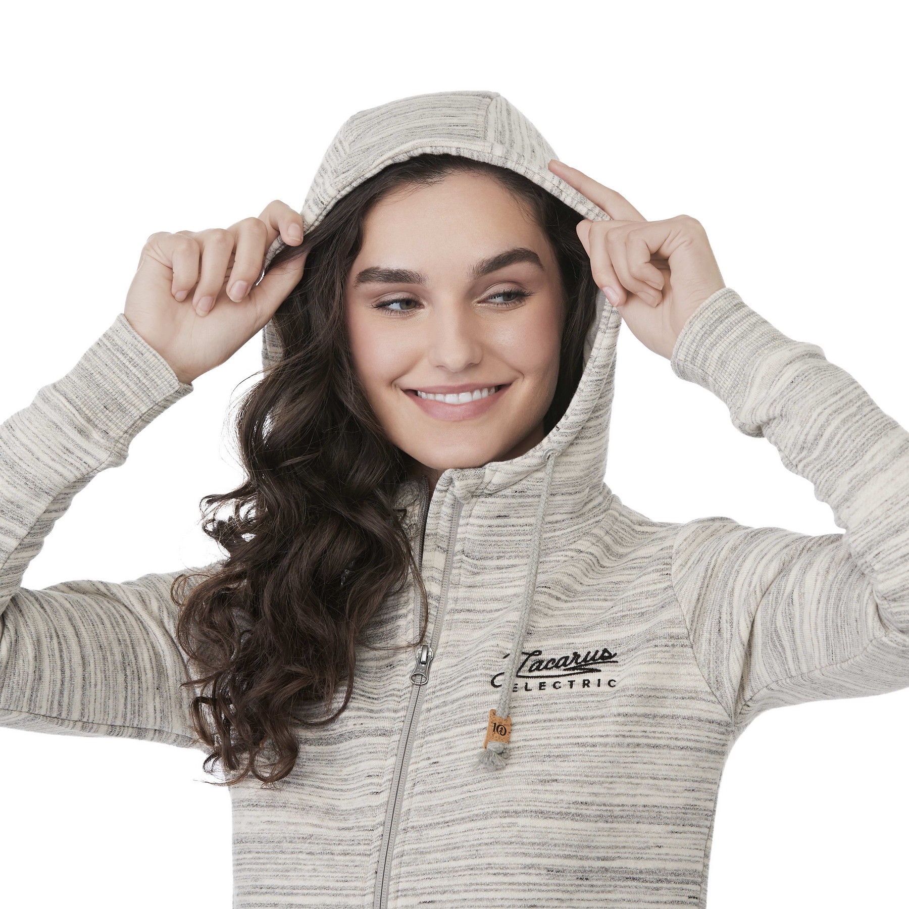 Picture of Women's tentree Space Dye Full Zip Fleece Hoodie