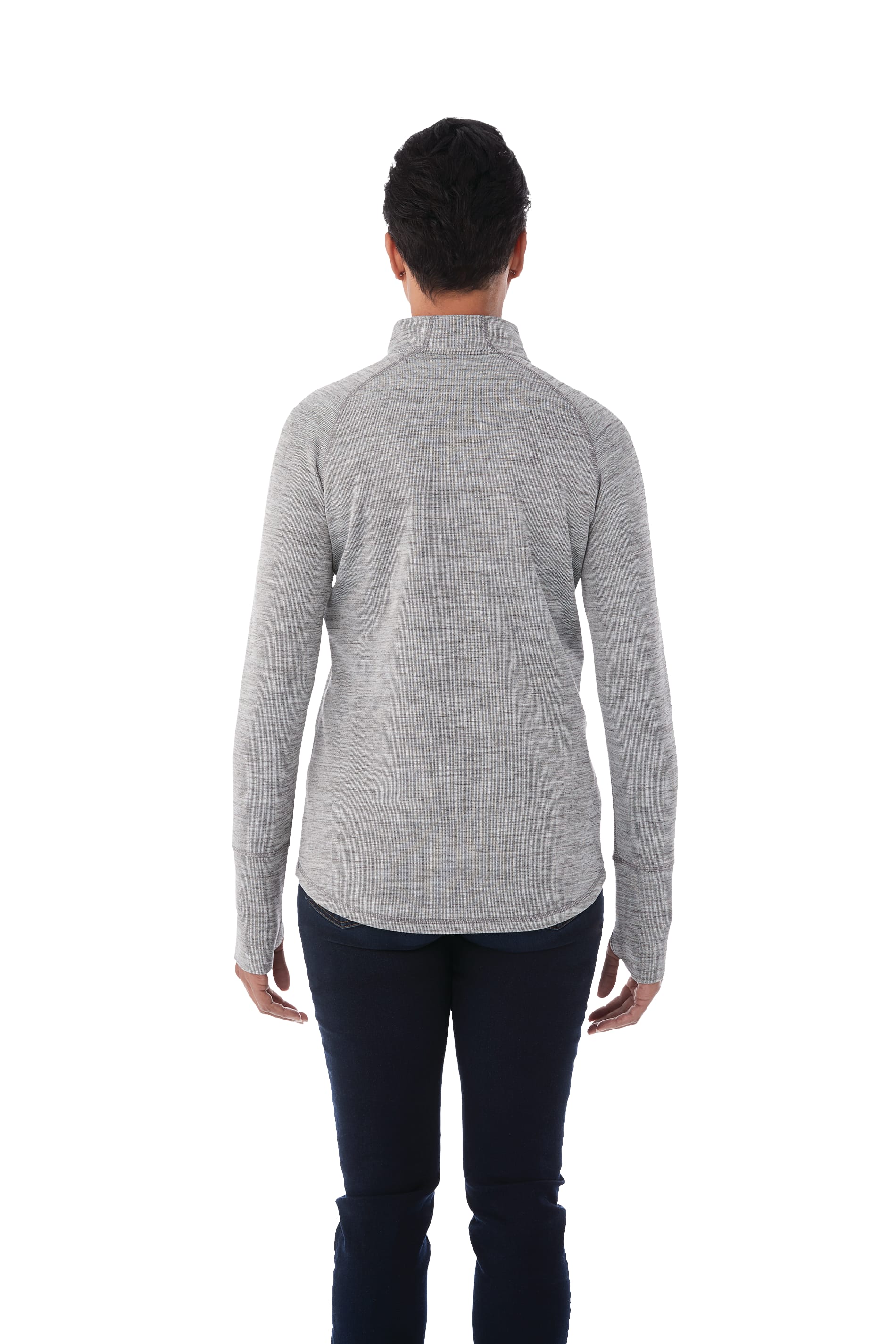 Picture of Women's CRANE Performance Knit Half Zip with Thumb Holes
