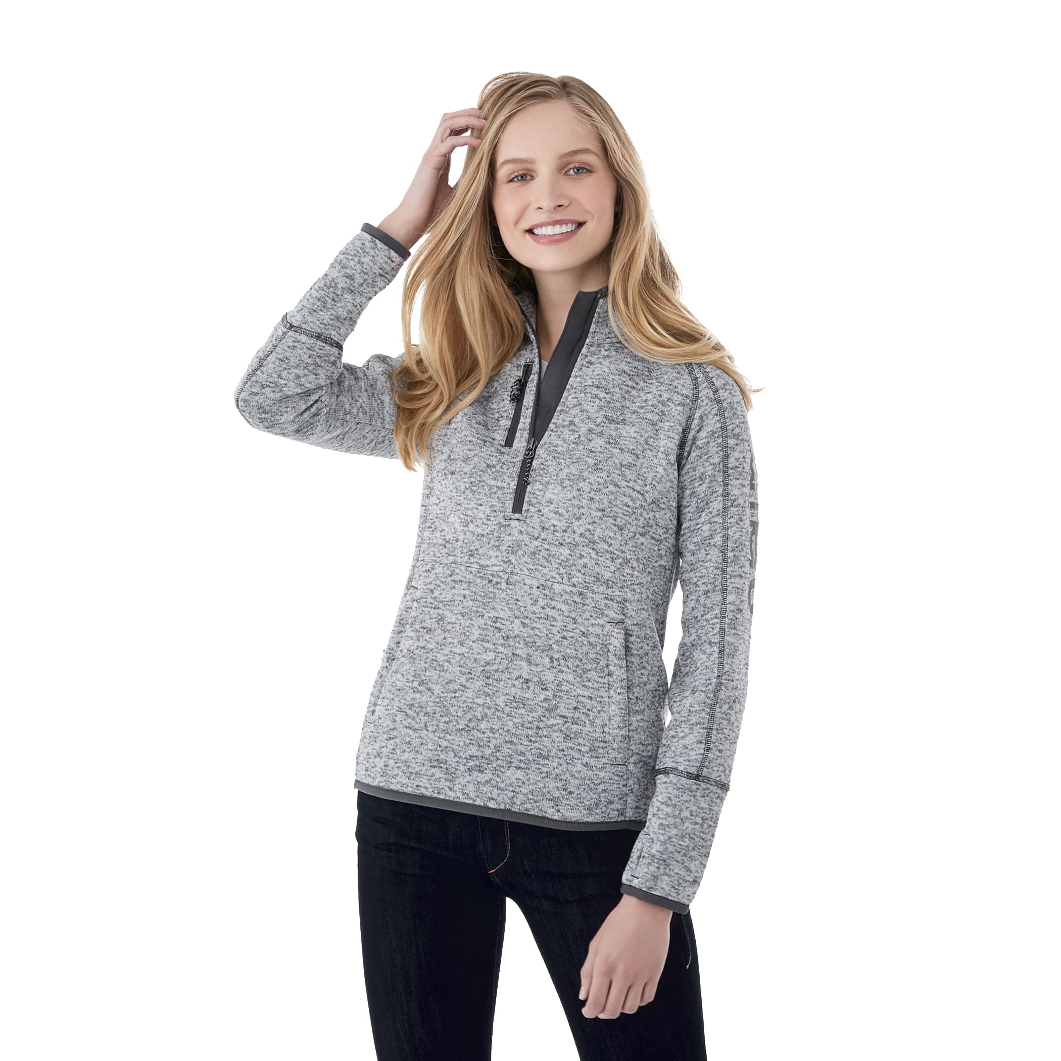 Picture of Women's VORLAGE Sweater Knit Half Zip Pullover Jacket