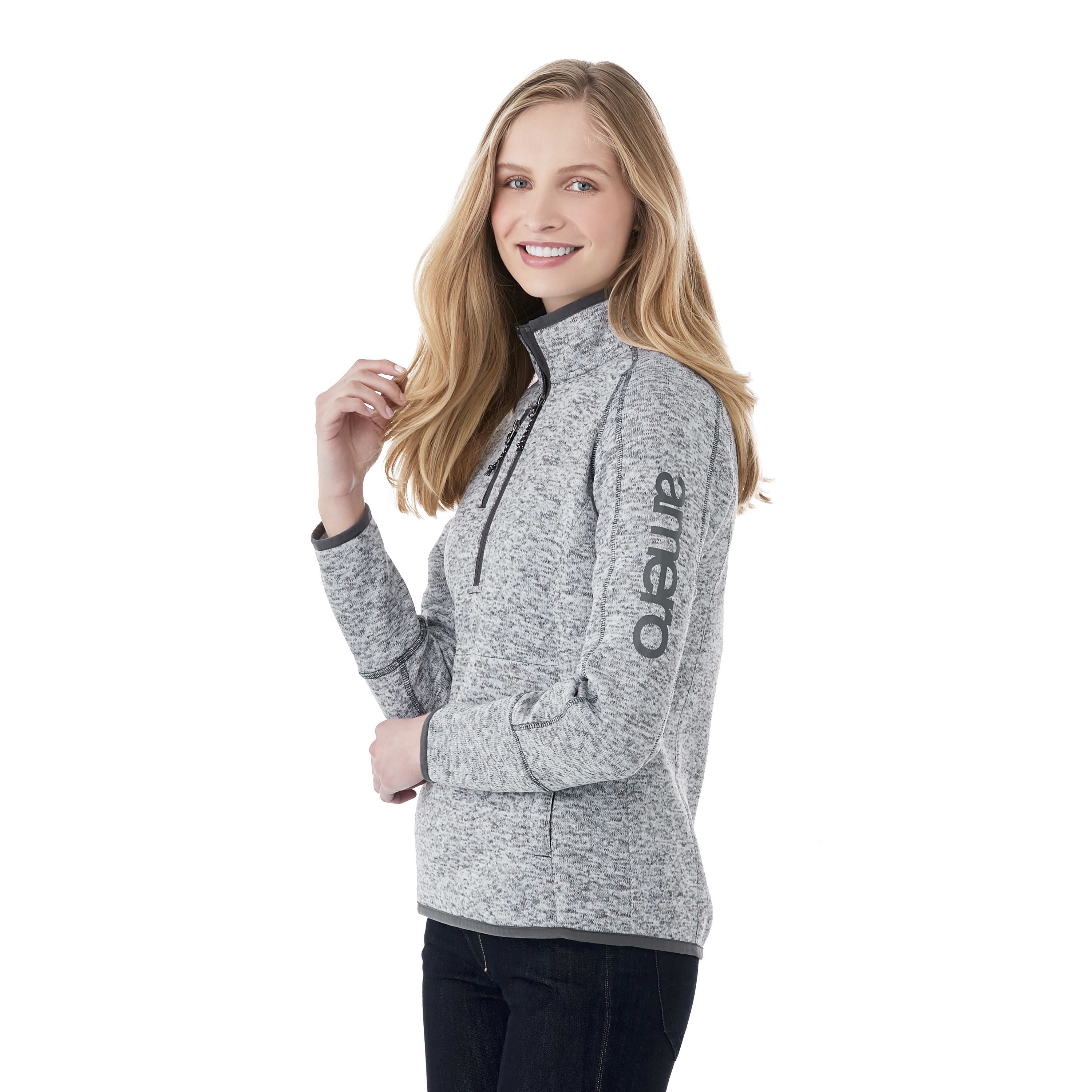 Picture of Women's VORLAGE Sweater Knit Half Zip Pullover Jacket