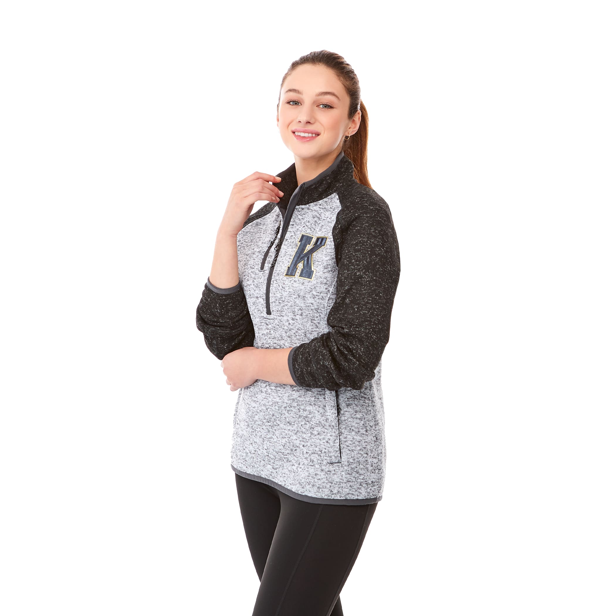 Picture of Women's VORLAGE Sweater Knit Half Zip Pullover Jacket