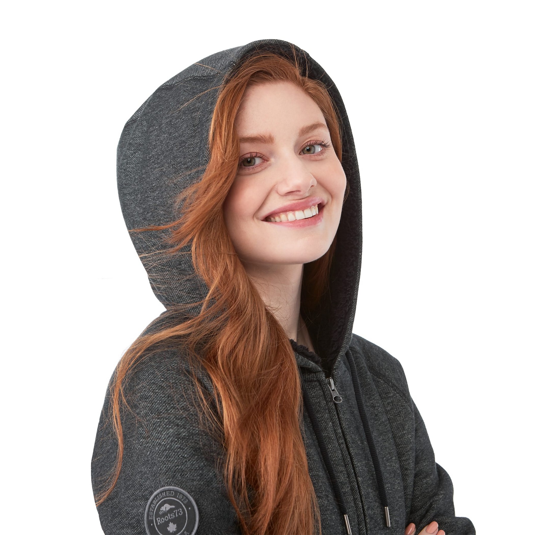 Picture of Women's COPPERBAY Roots73 Heavyweight Sherpa Fleece Lined Full Zip Hoodie