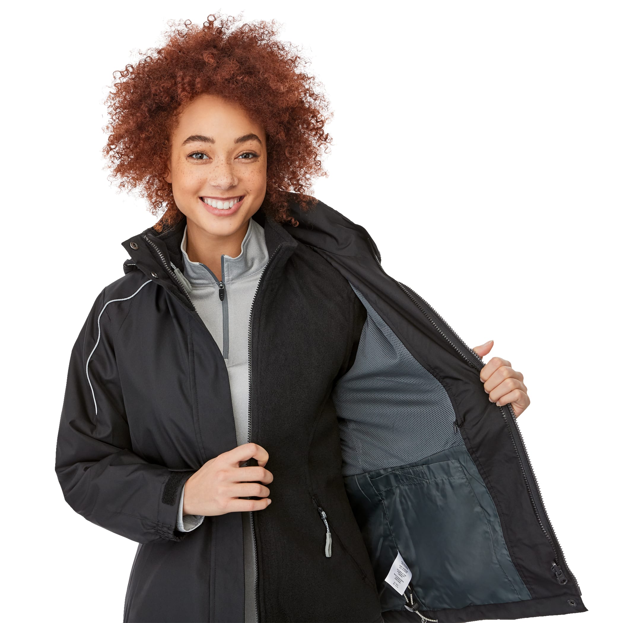 Picture of Women's VALENCIA Waterproof Fleece 3-in-1 Jacket with Detachable Hood