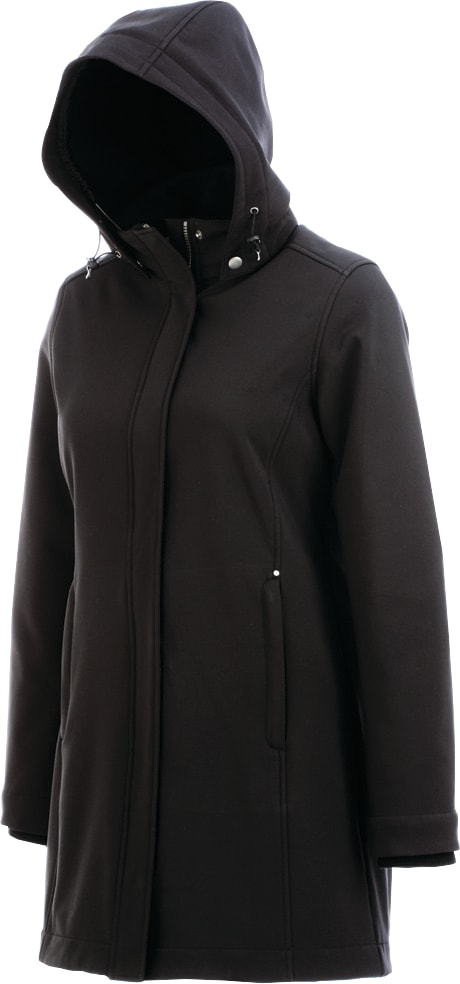 Picture of Women's ELKPOINT Roots73 Long Softshell Jacket with Detachable Hood