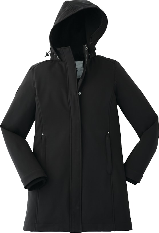 Picture of Women's ELKPOINT Roots73 Long Softshell Jacket with Detachable Hood