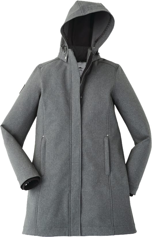 Picture of Women's ELKPOINT Roots73 Long Softshell Jacket with Detachable Hood