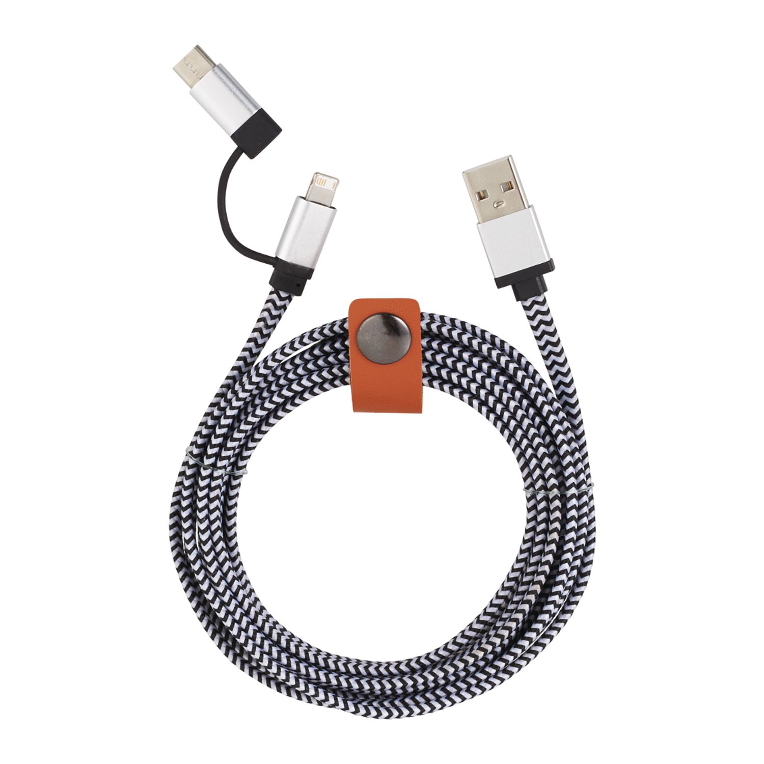 Picture of Paramount 3-in-1 Fabric Charging Cable