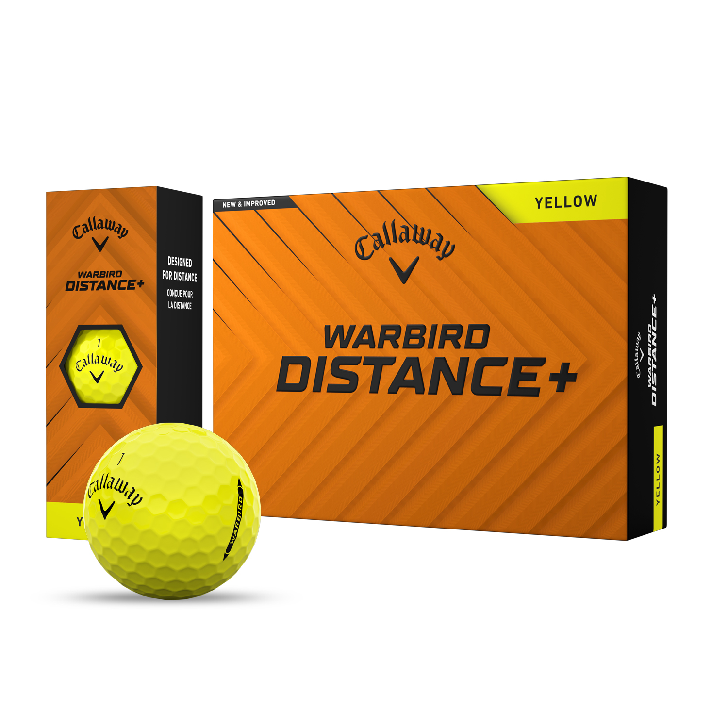 Picture of Callaway Warbird Yellow Golf Balls