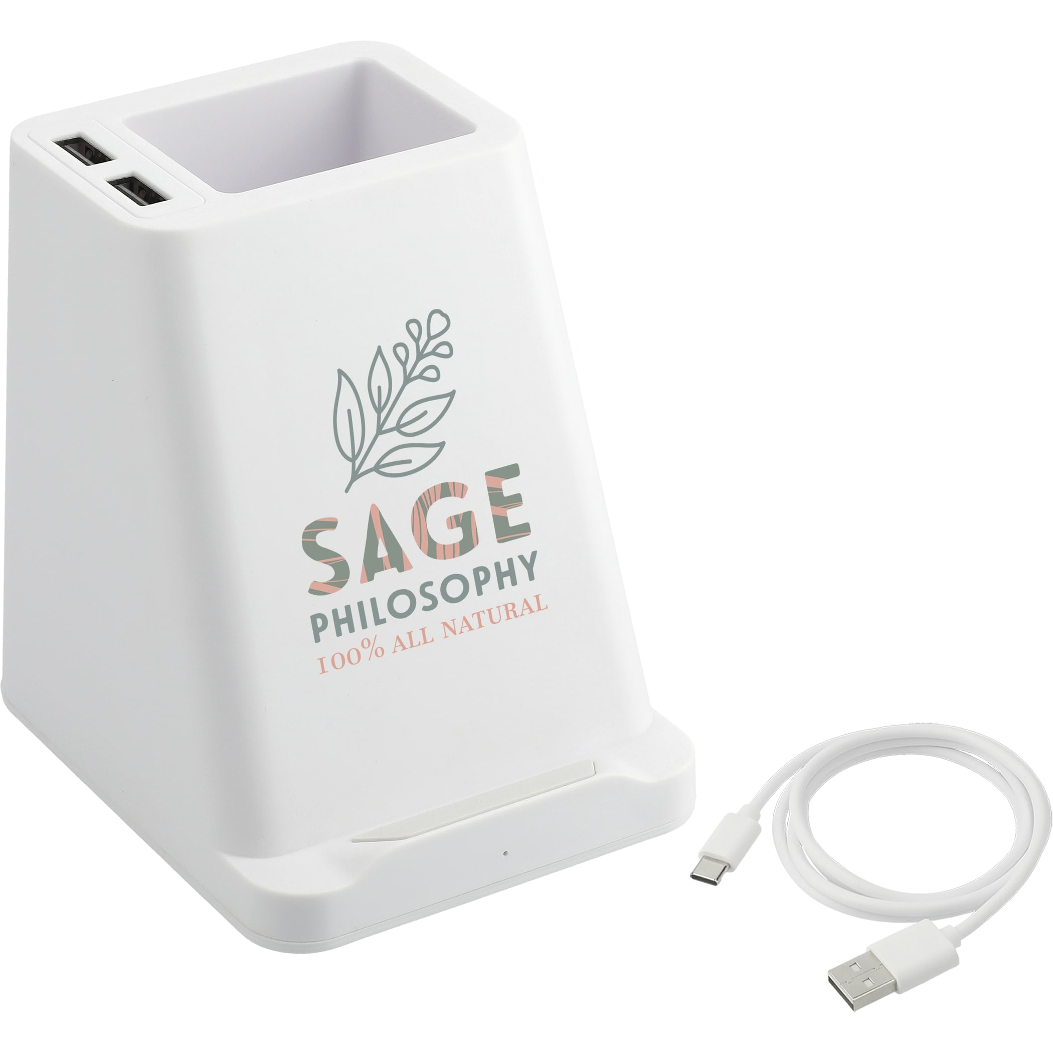 Picture of Wireless Charging Pen Holder w/ Dual Outputs