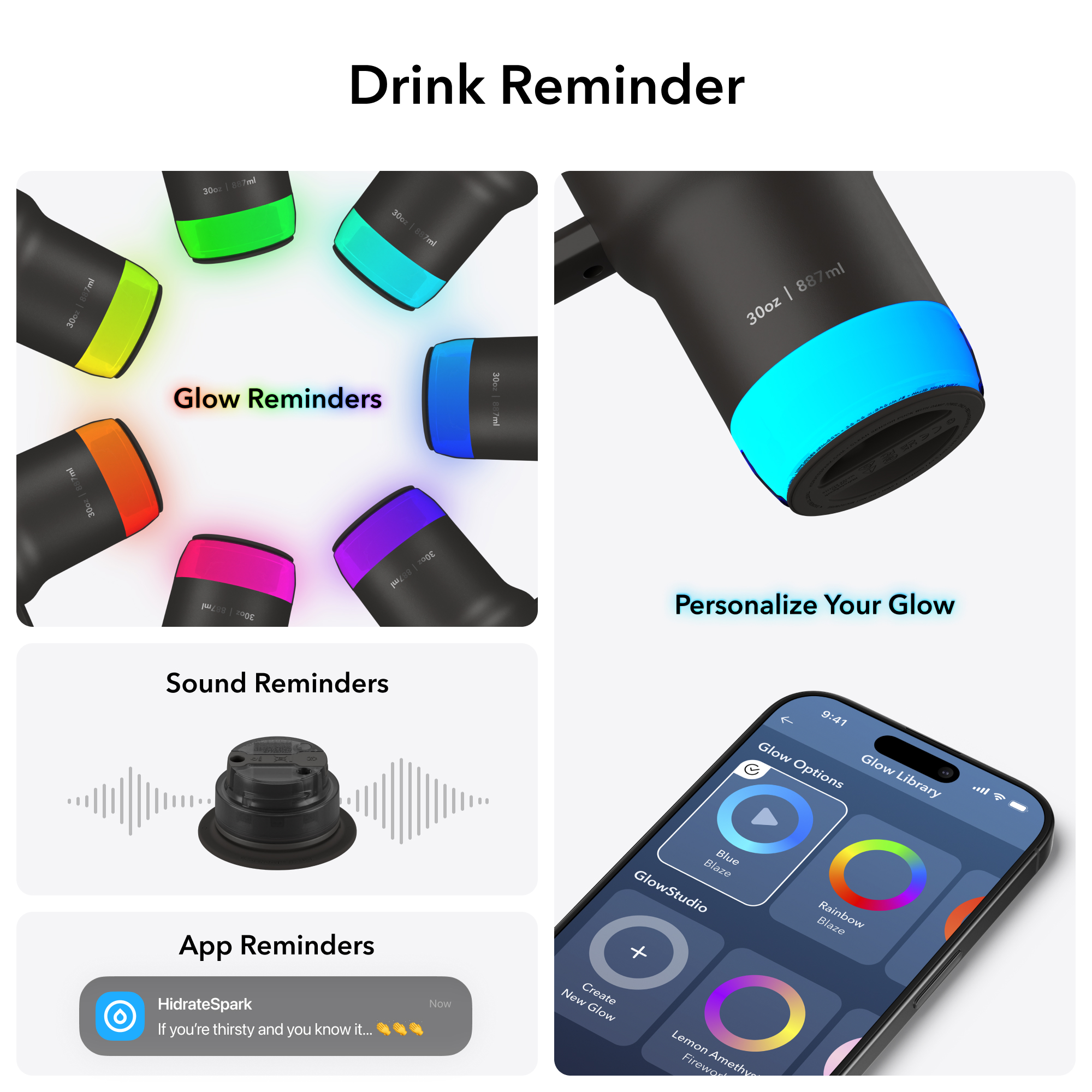 Picture of HidrateSpark Pro 2 Tumbler 30oz