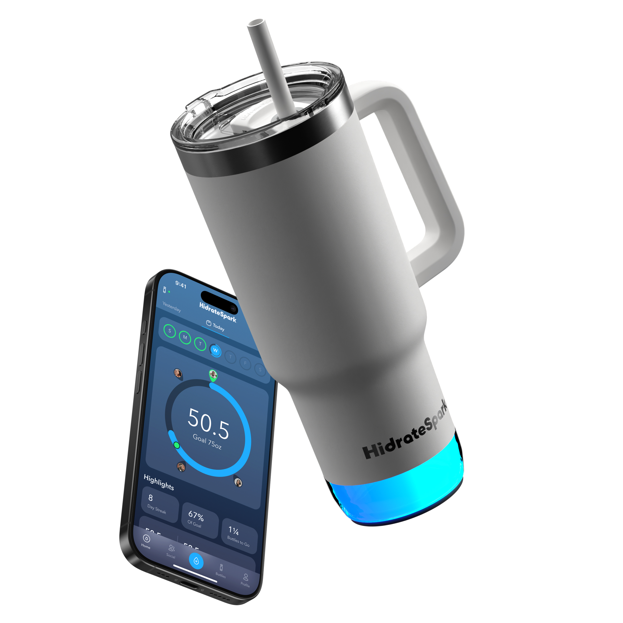 Picture of HidrateSpark Pro 2 Tumbler 30oz