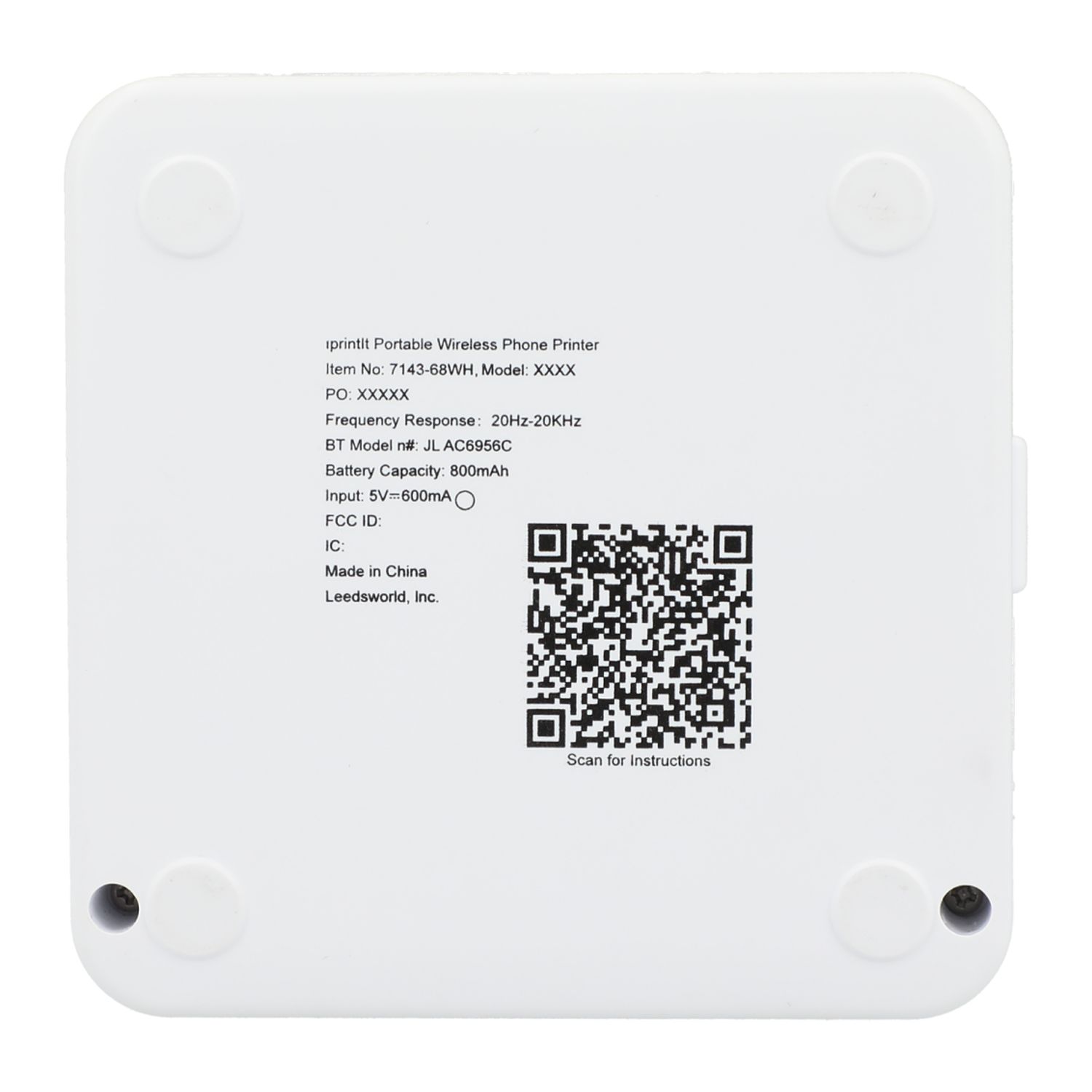 Picture of IprintIt Portable Wireless Phone Printer