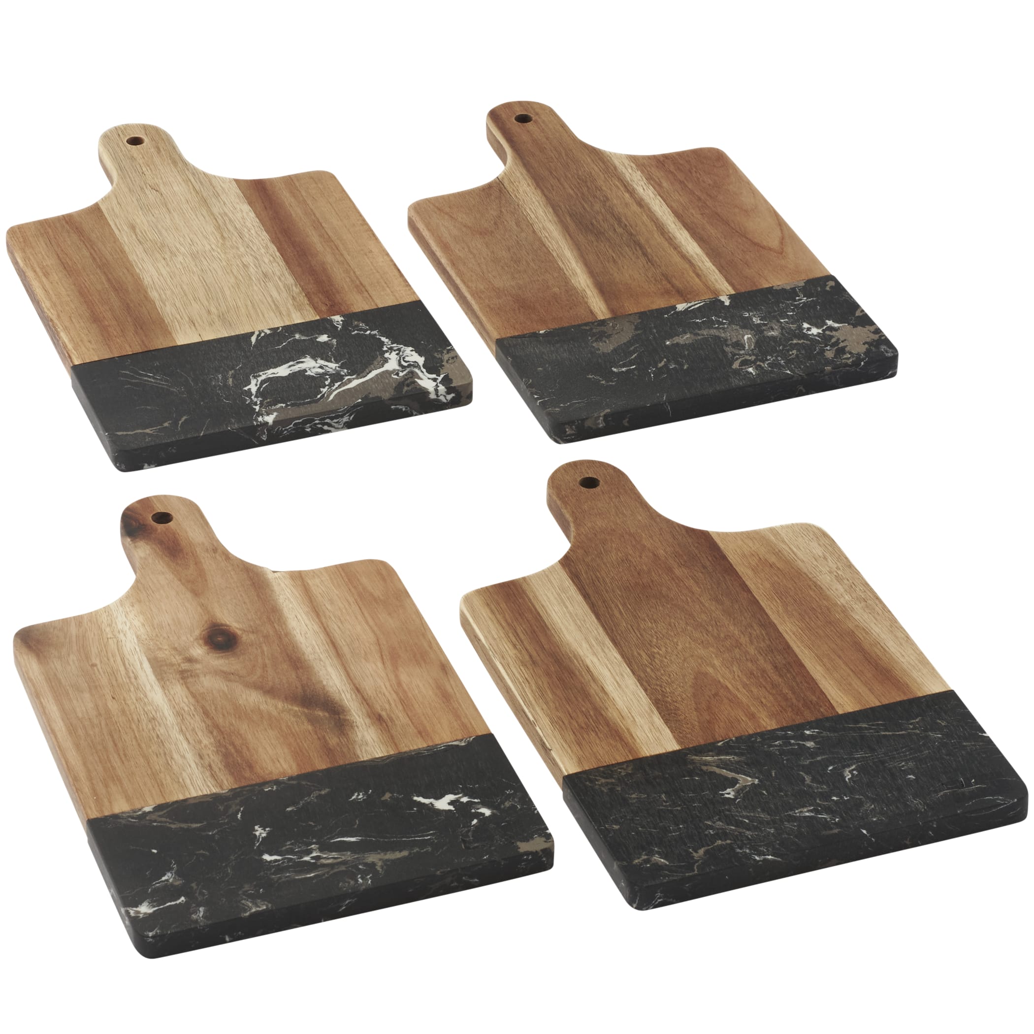 Picture of Black Marble and Wood Cutting Board