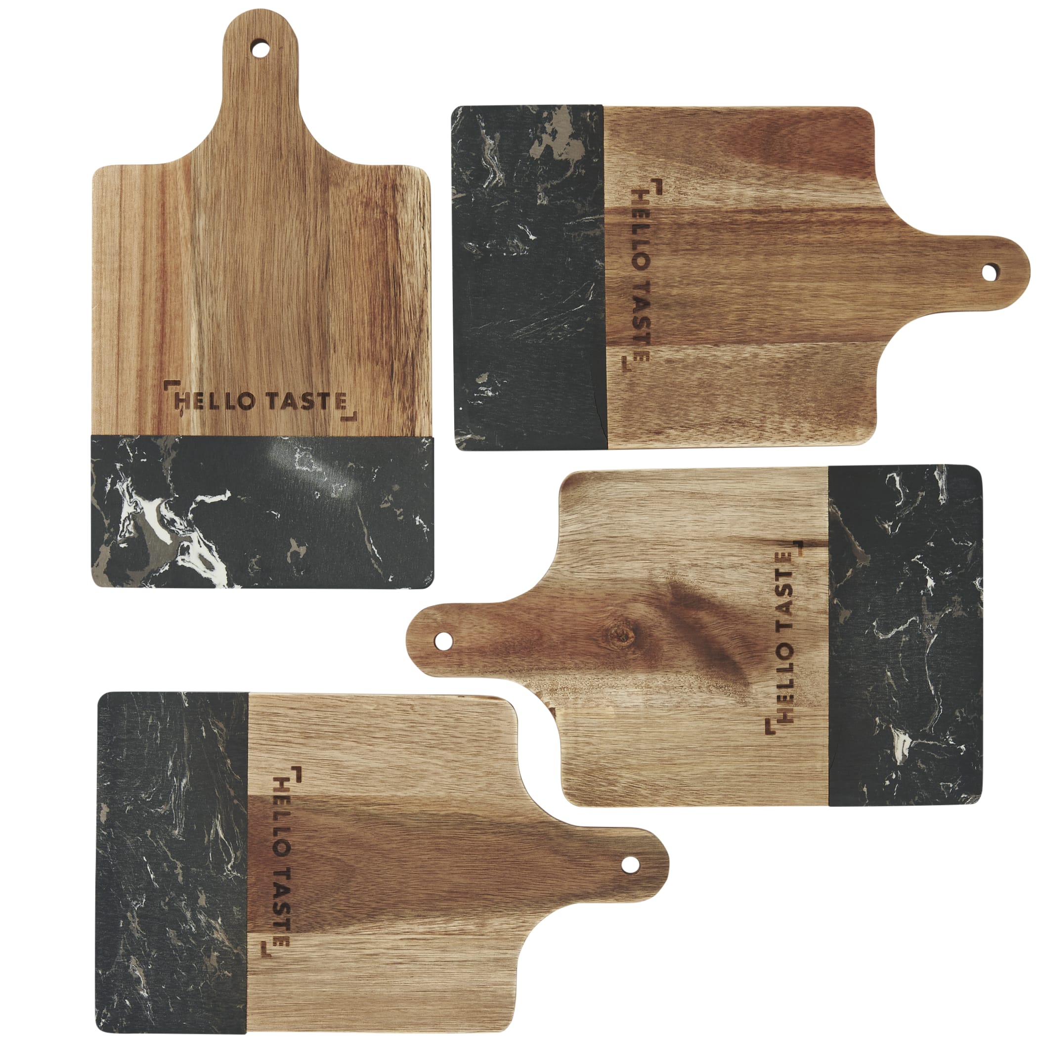 Picture of Black Marble and Wood Cutting Board