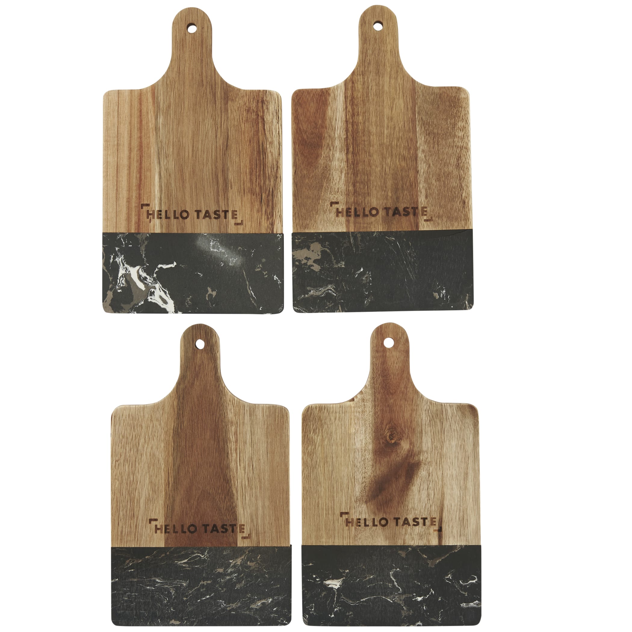 Picture of Black Marble and Wood Cutting Board