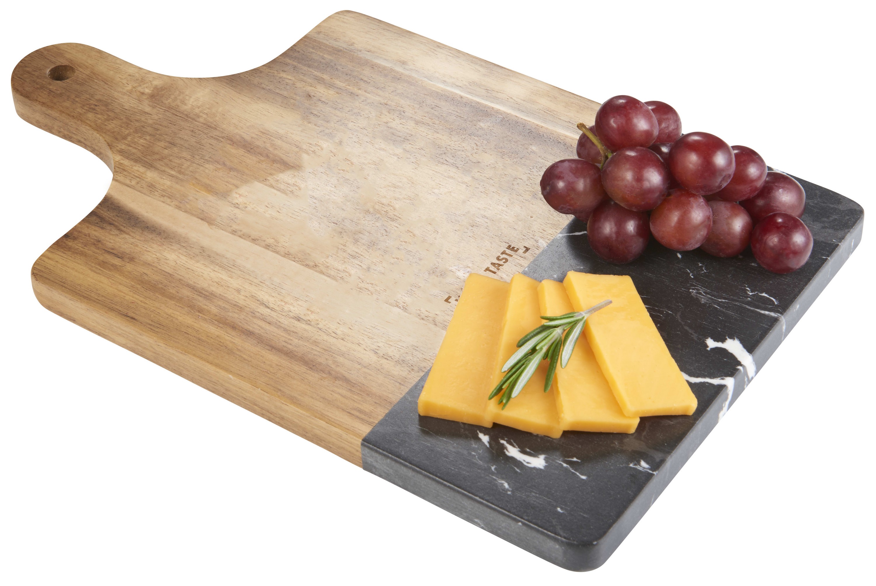 Picture of Black Marble and Wood Cutting Board
