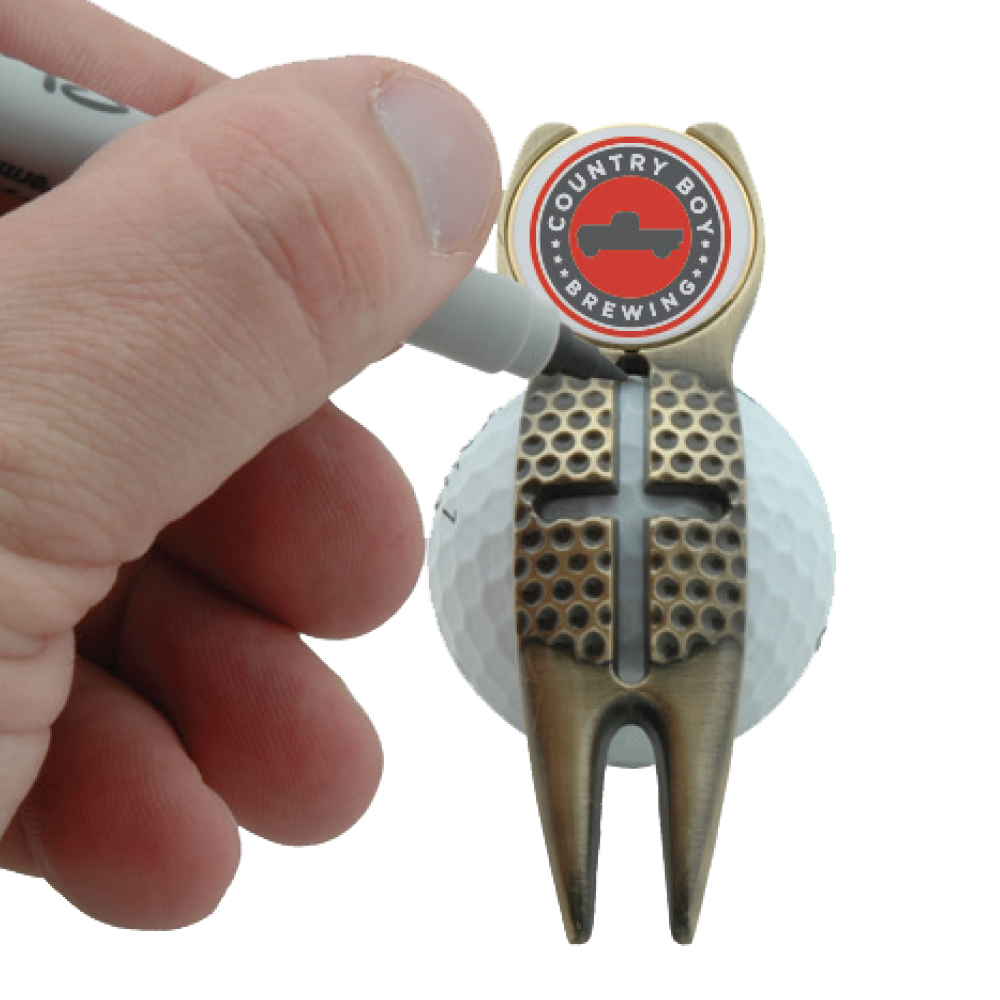 Picture of Crosshairs Golf Divot Tool Ball Marker