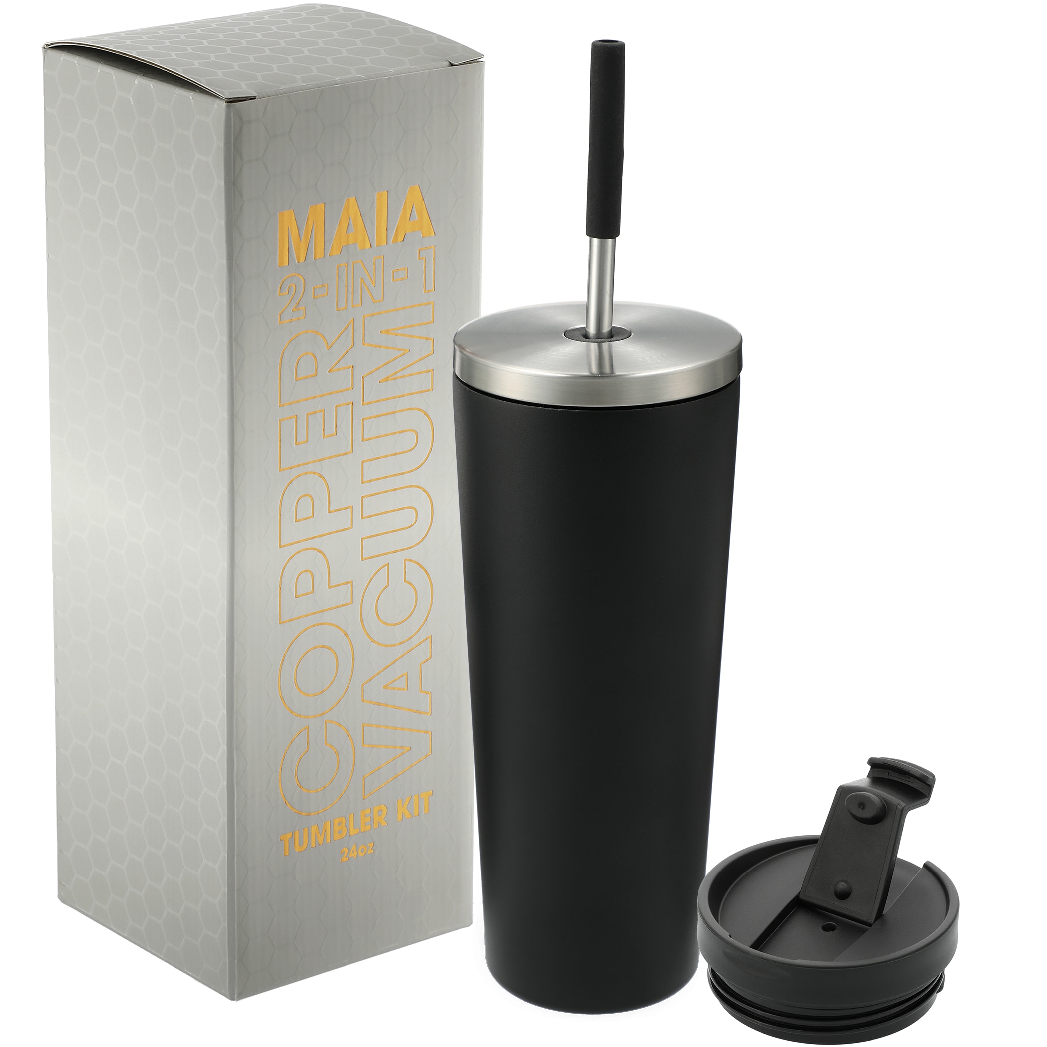 Picture of Maia 2-in-1 Copper Vacuum Tumbler Kit 24oz