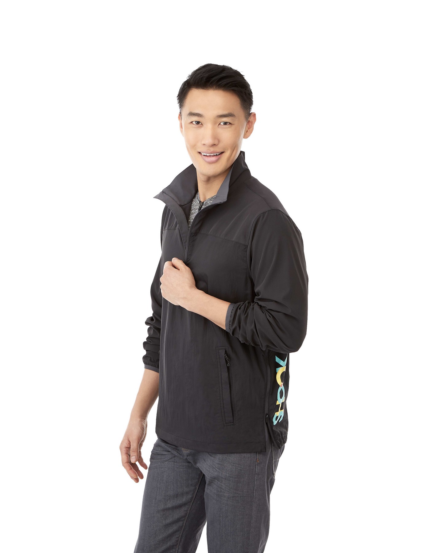 Picture of Men's ODARAY 1/2 Zip Lightweight Pullover Jacket
