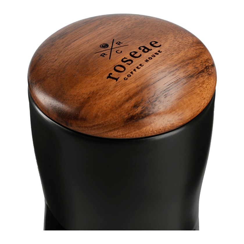 Picture of Reno Double Wall Ceramic Tumbler w/Wood Lid 10oz