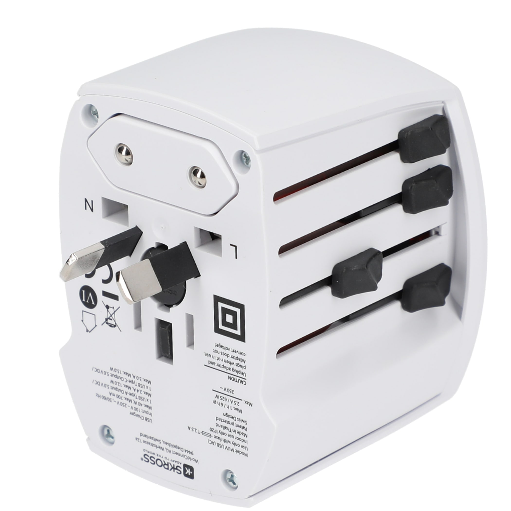 Picture of SKROSS World Travel Adapter MUV USB Type A & Type C