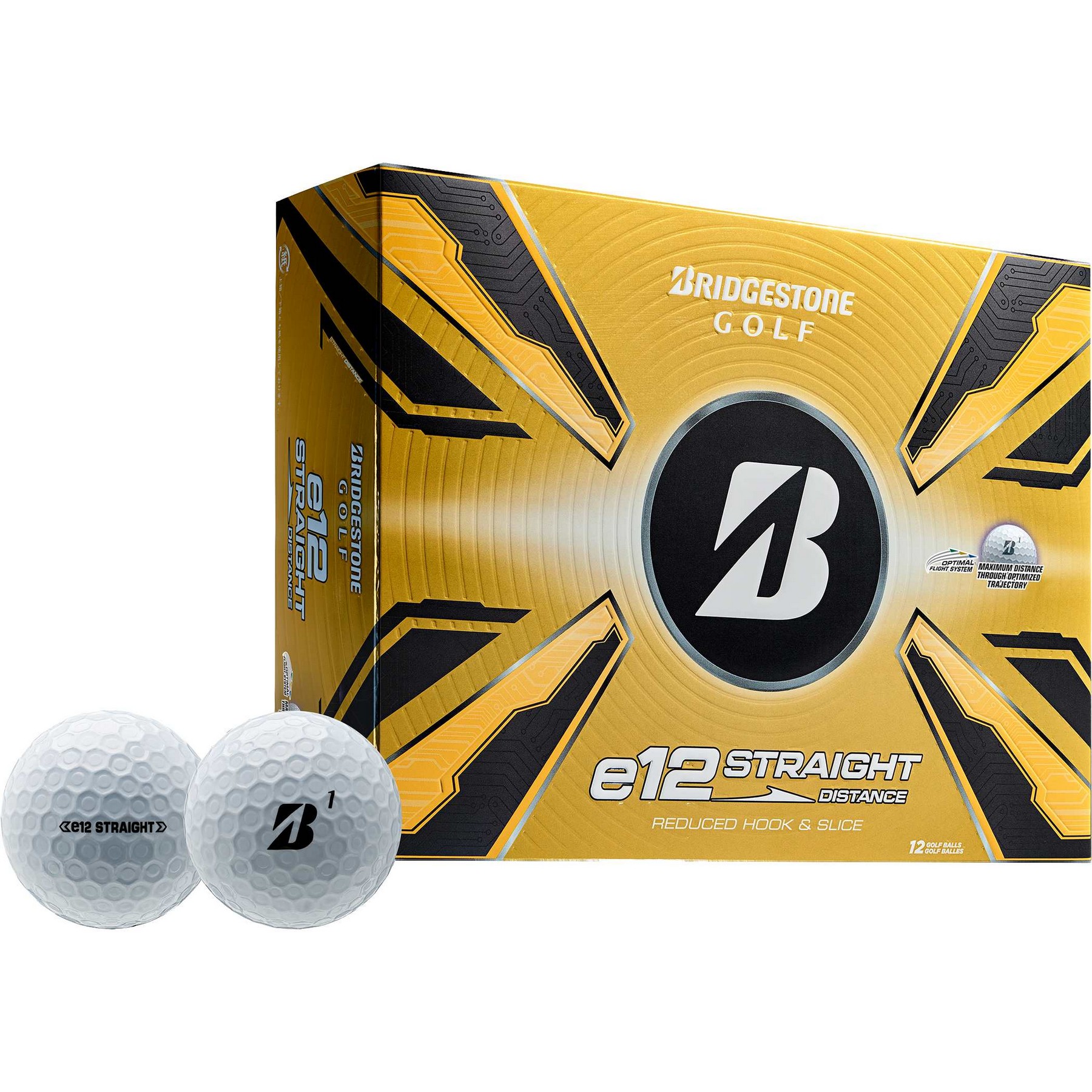 Picture of Bridgestone E12 Straight Golf Balls - 12 Pack