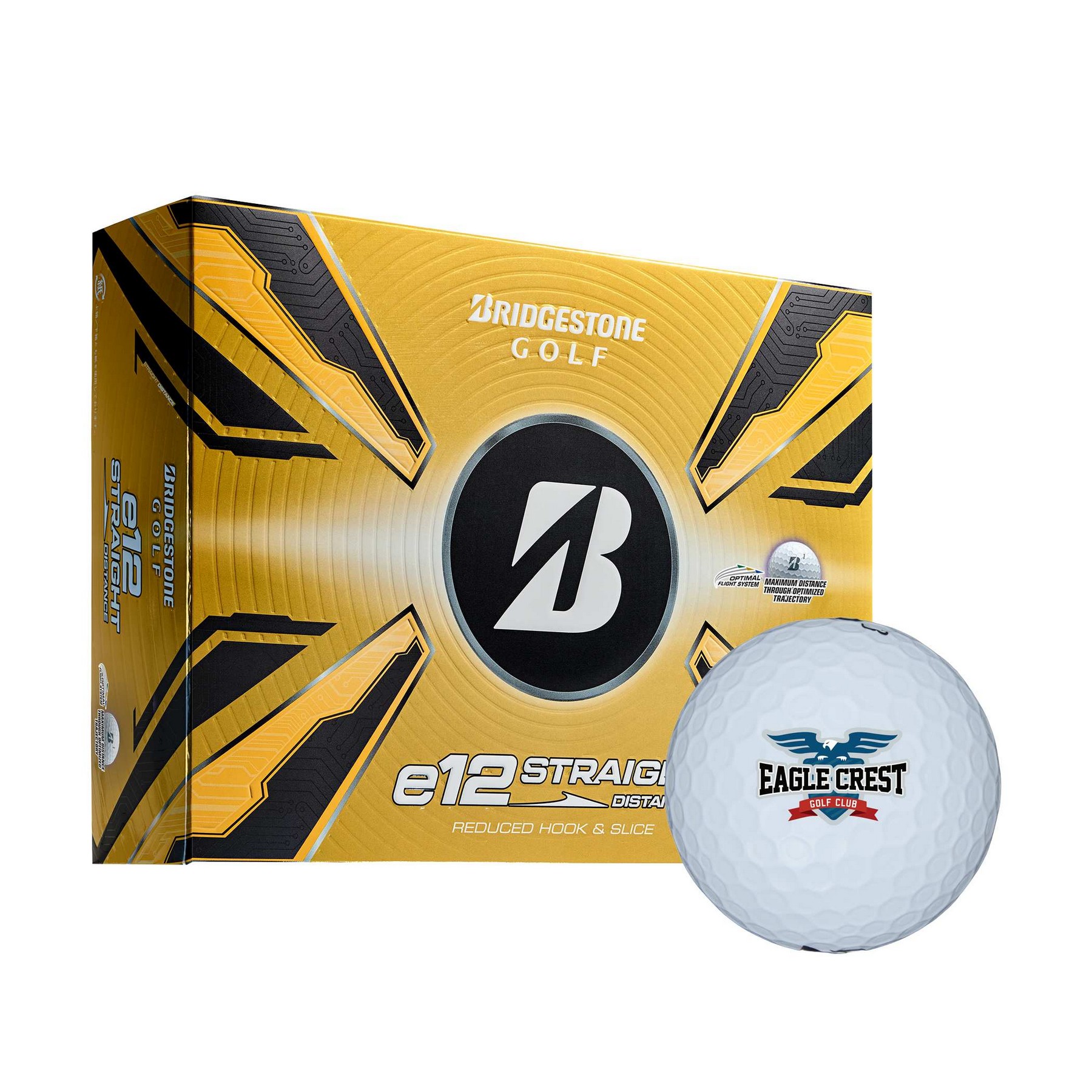 Picture of Bridgestone E12 Straight Golf Balls - 12 Pack