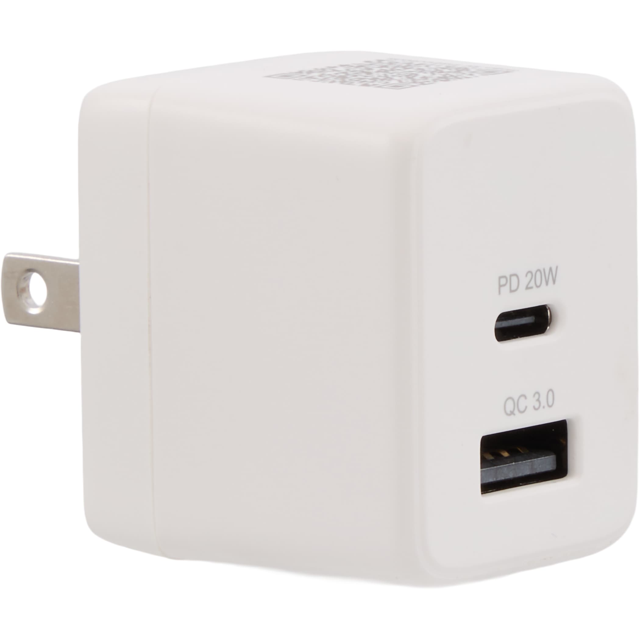 Picture of ETL Listed 20W Dual USB-A and C Wall Charger
