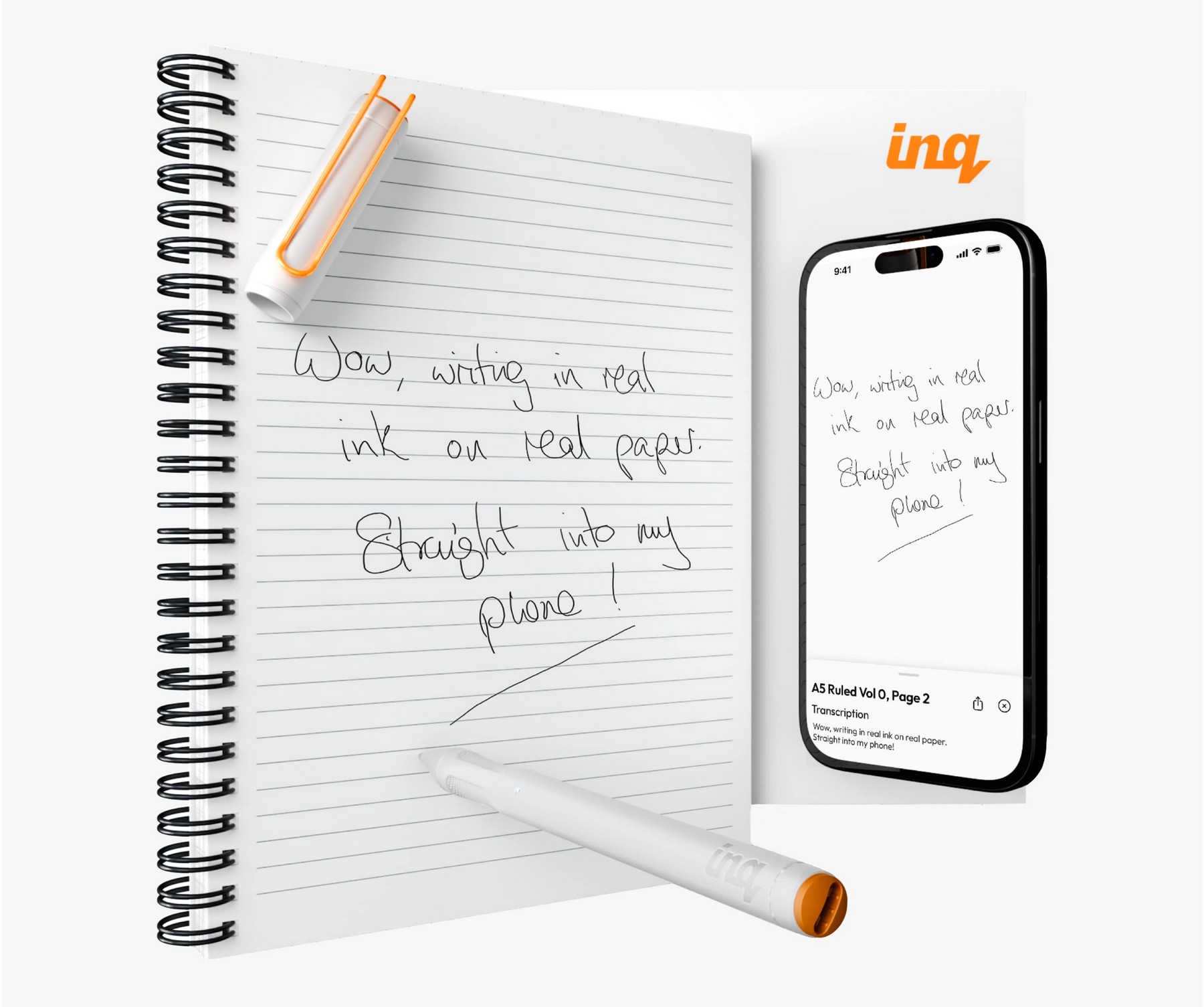 Picture of inq Smart Pen Writing and Notebook Set