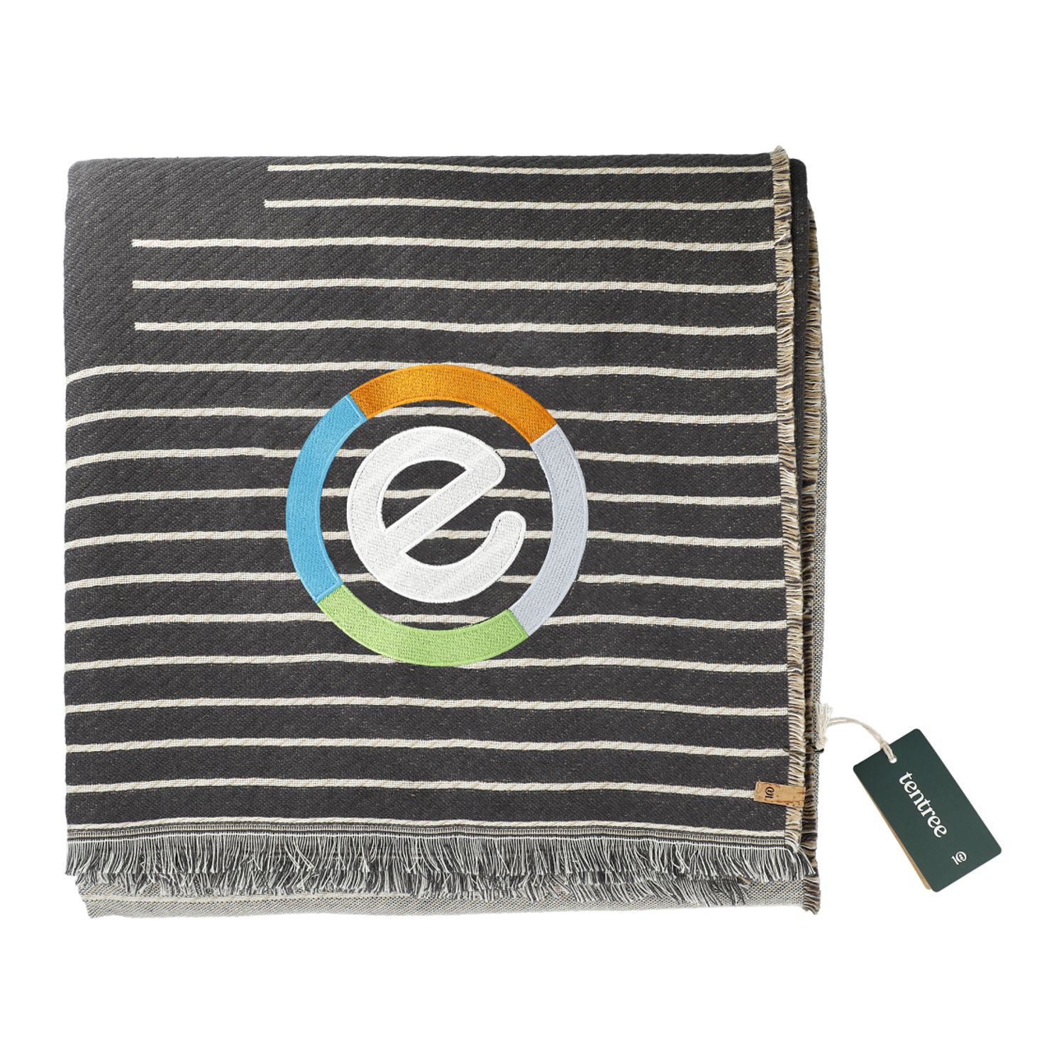 Picture of tentree Organic Cotton Peaks Woven Blanket