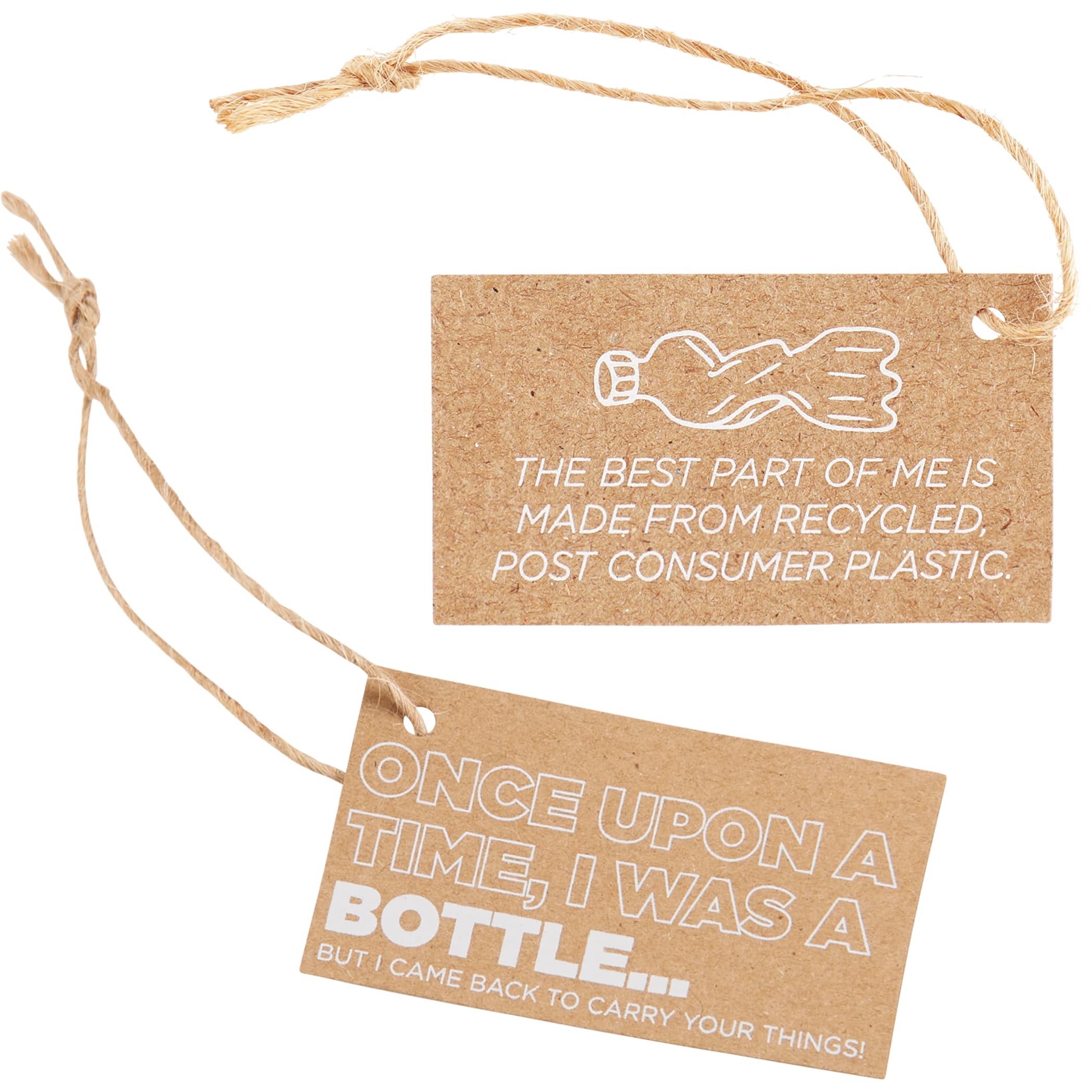 Picture of Reclaim Two-Tone Recycled Zippered Tote