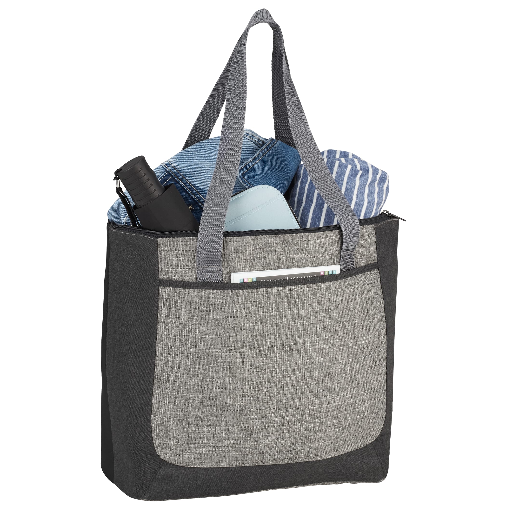 Picture of Reclaim Two-Tone Recycled Zippered Tote
