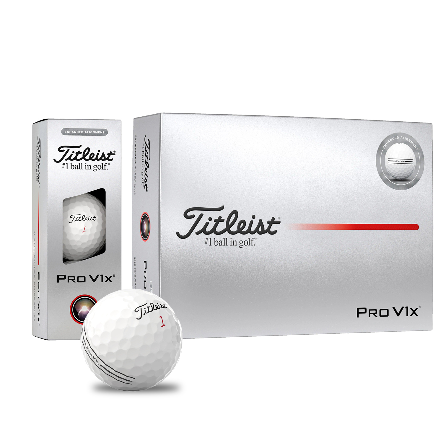 Picture of Titleist Pro V1x AIM Enhanced Golf Balls