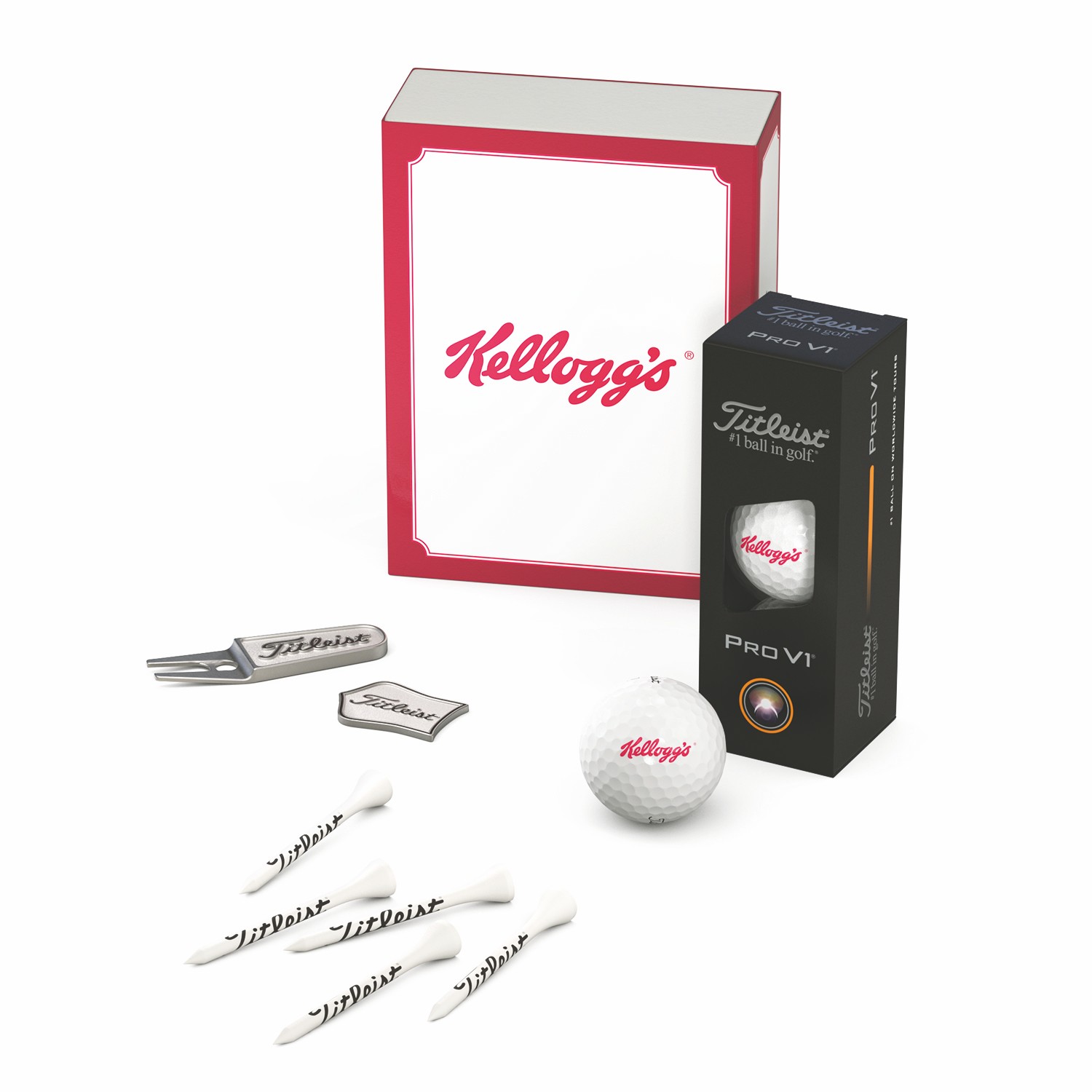 Picture of Titleist Pro V1 Packedge Three Ball Tournament Golf Kit