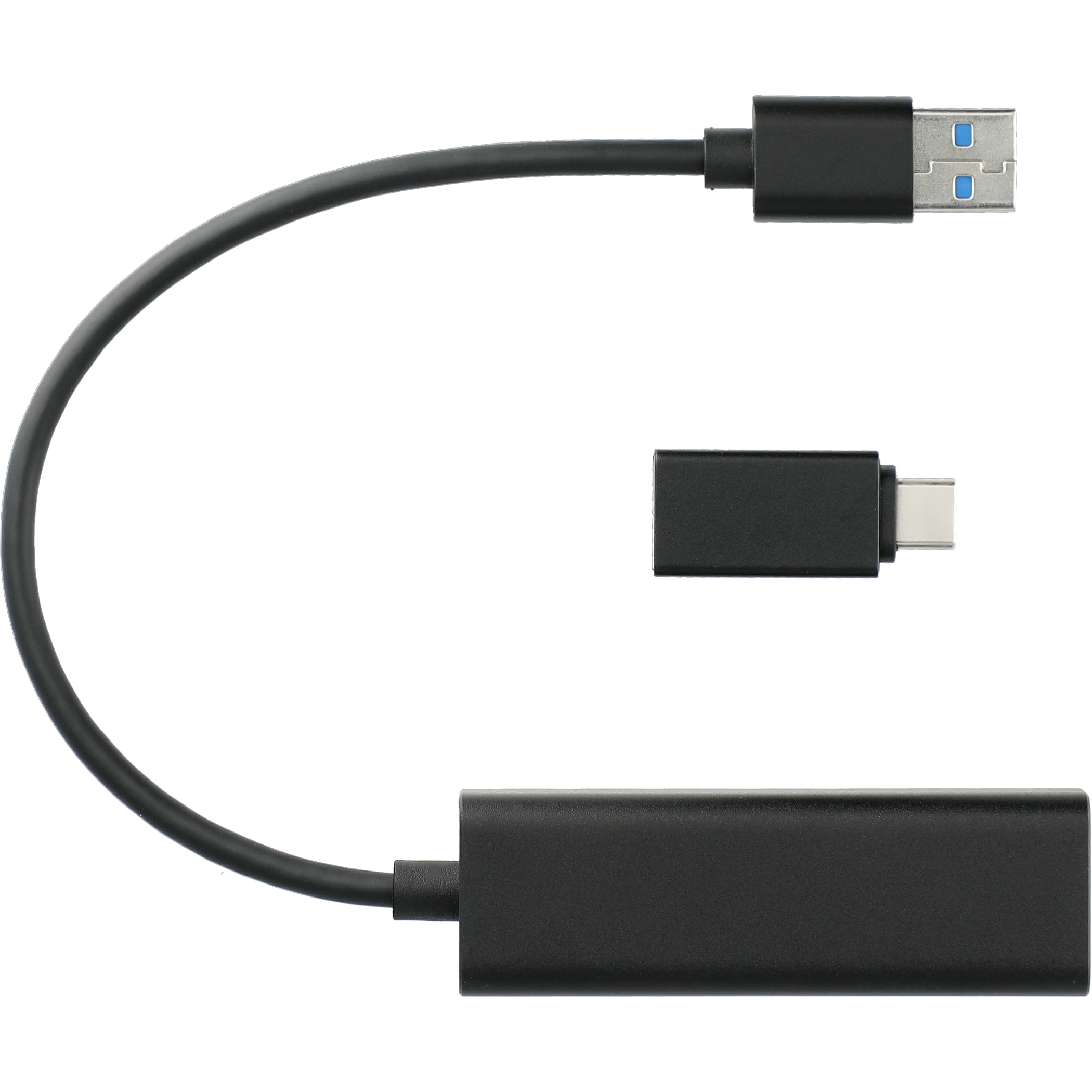 Picture of Aluminum 4-Port USB 3.0 Hub with Type C Adapter