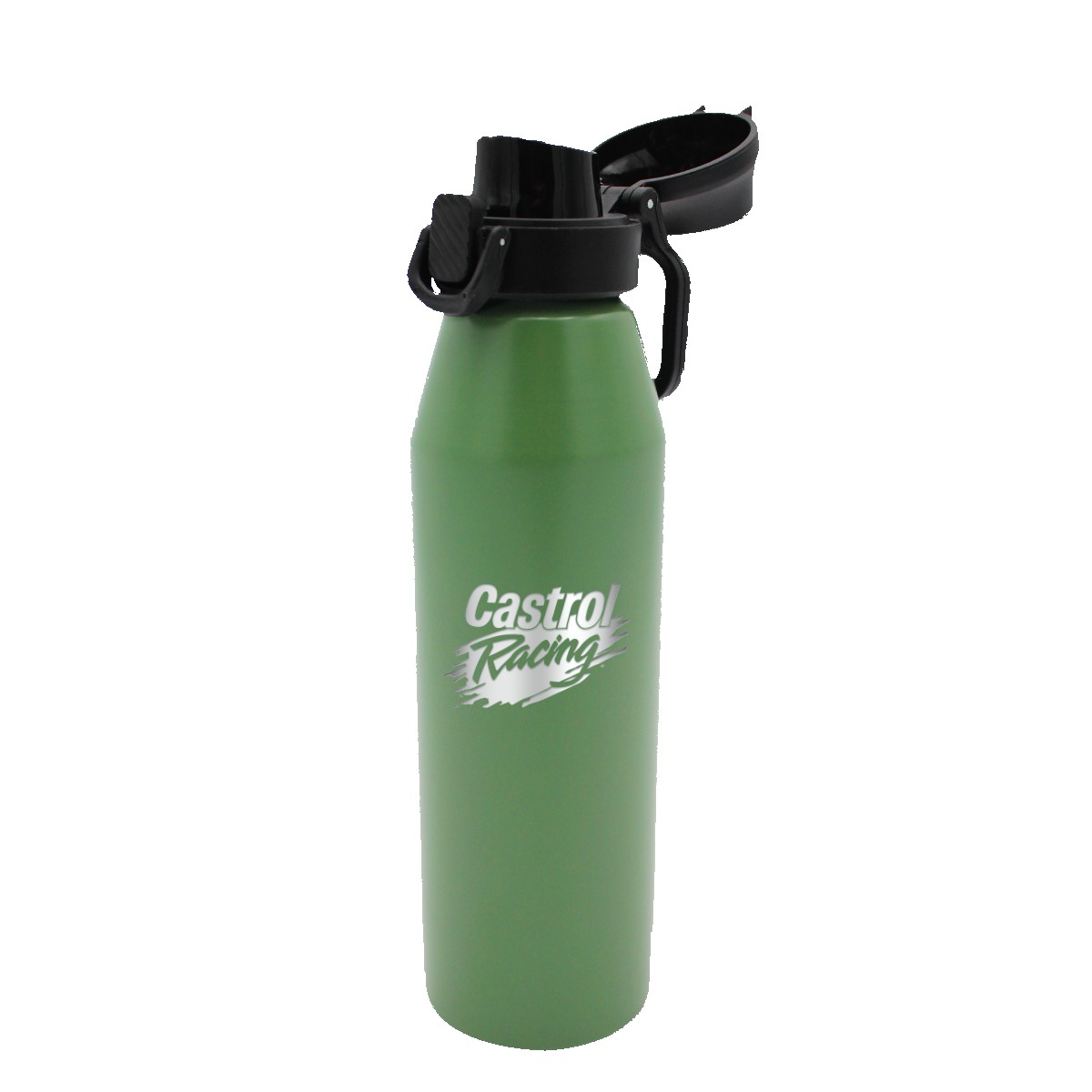 Picture of 25 oz. Recycled Aluminum Bottle with Chug Lid, Laser Engraved, Large