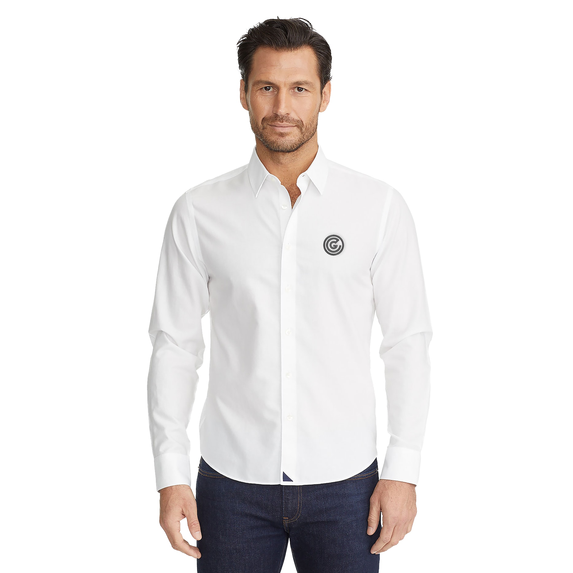 Picture of Men's UNTUCKit Las Cases Wrinkle-Free Long Sleeve Slim-Fit Button Up Shirt