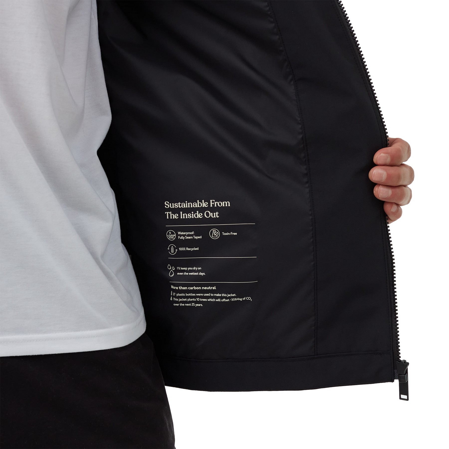 Picture of Men's tentree Nimbus Waterproof Rain Jacket