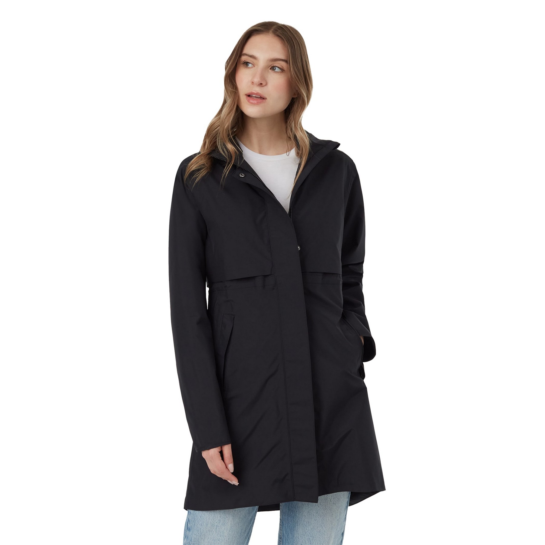 Picture of Women's tentree Nimbus Long Waterproof Rain Jacket