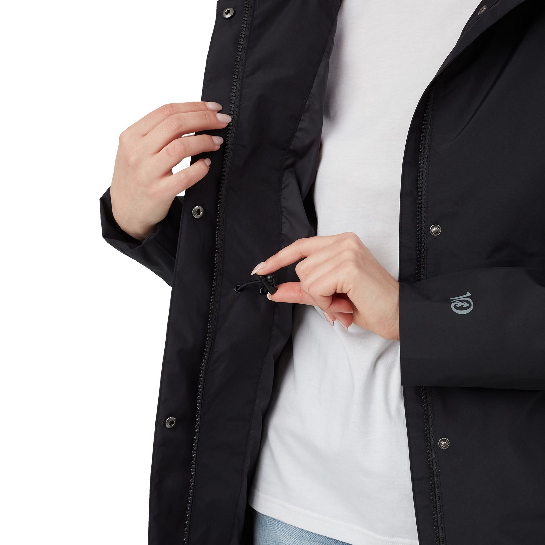 Picture of Women's tentree Nimbus Long Waterproof Rain Jacket