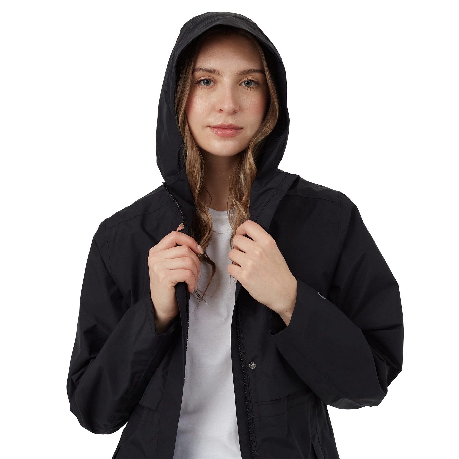 Picture of Women's tentree Nimbus Long Waterproof Rain Jacket